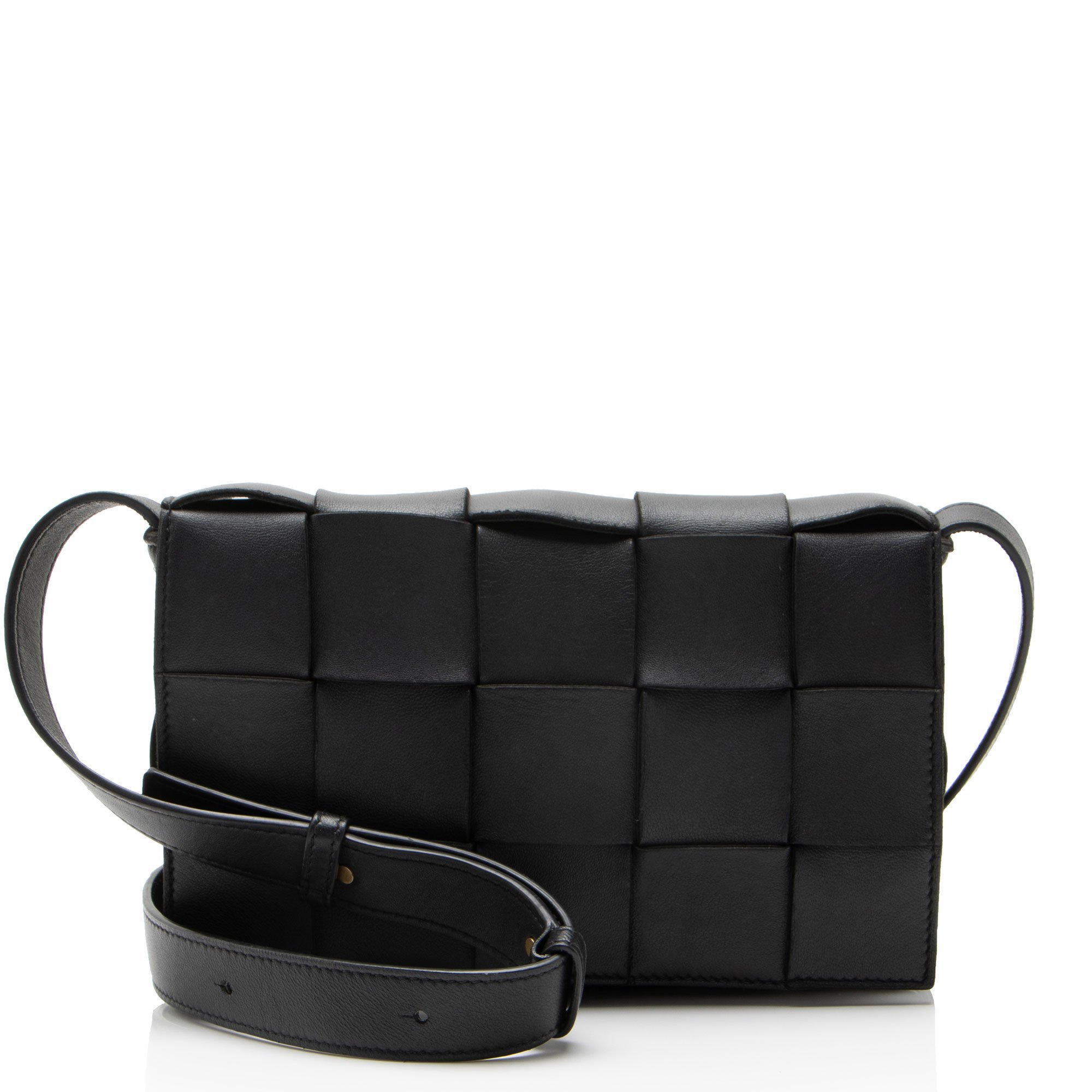 Cassette leather crossbody bag