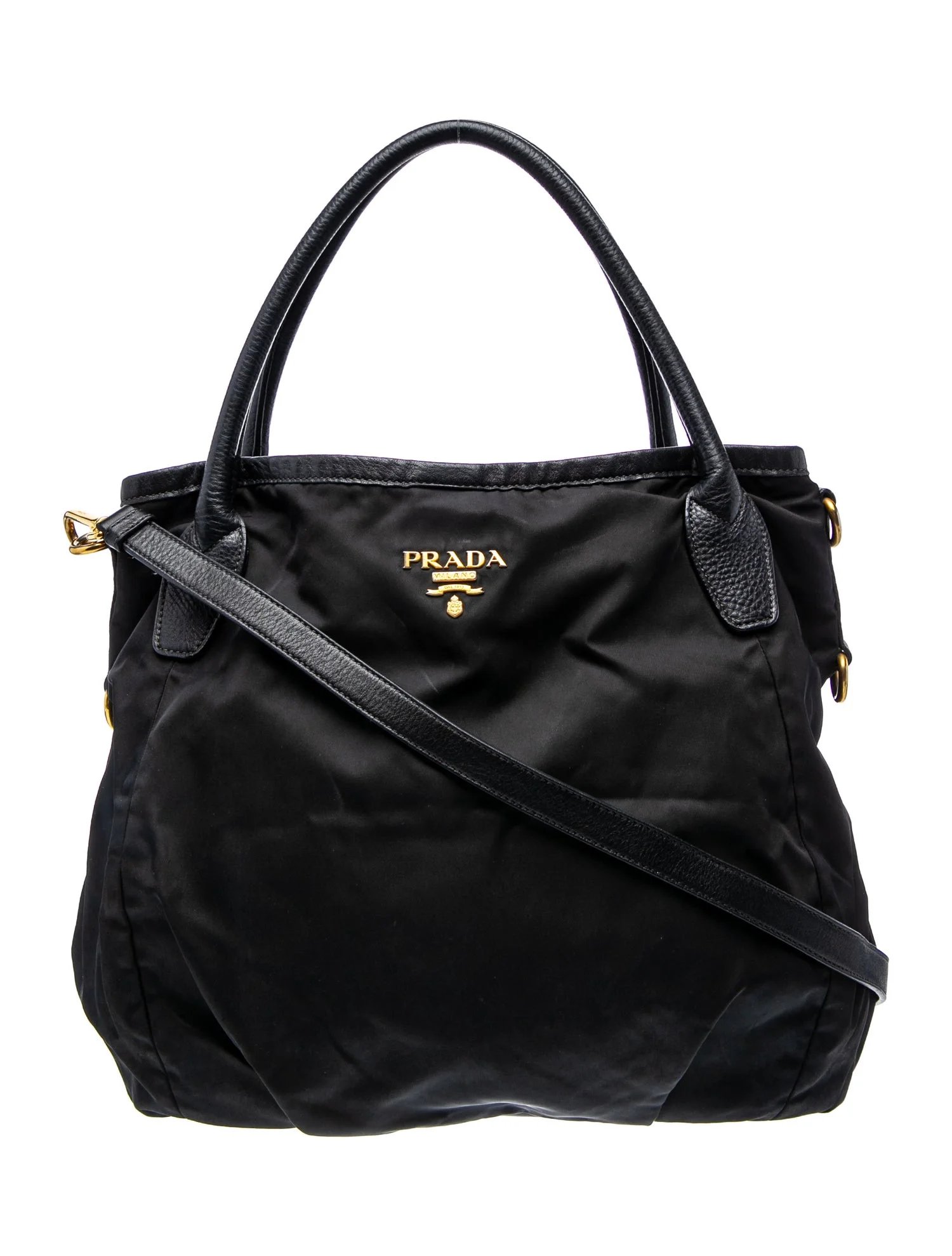Tessuto Nylon Top Handle Bag