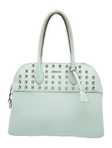 Leather Top Handle Bag
