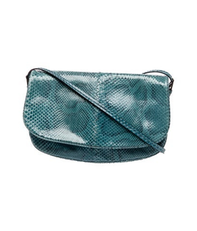 Bottega Veneta Veneta Snakeskin Crossbody Bag Vintage