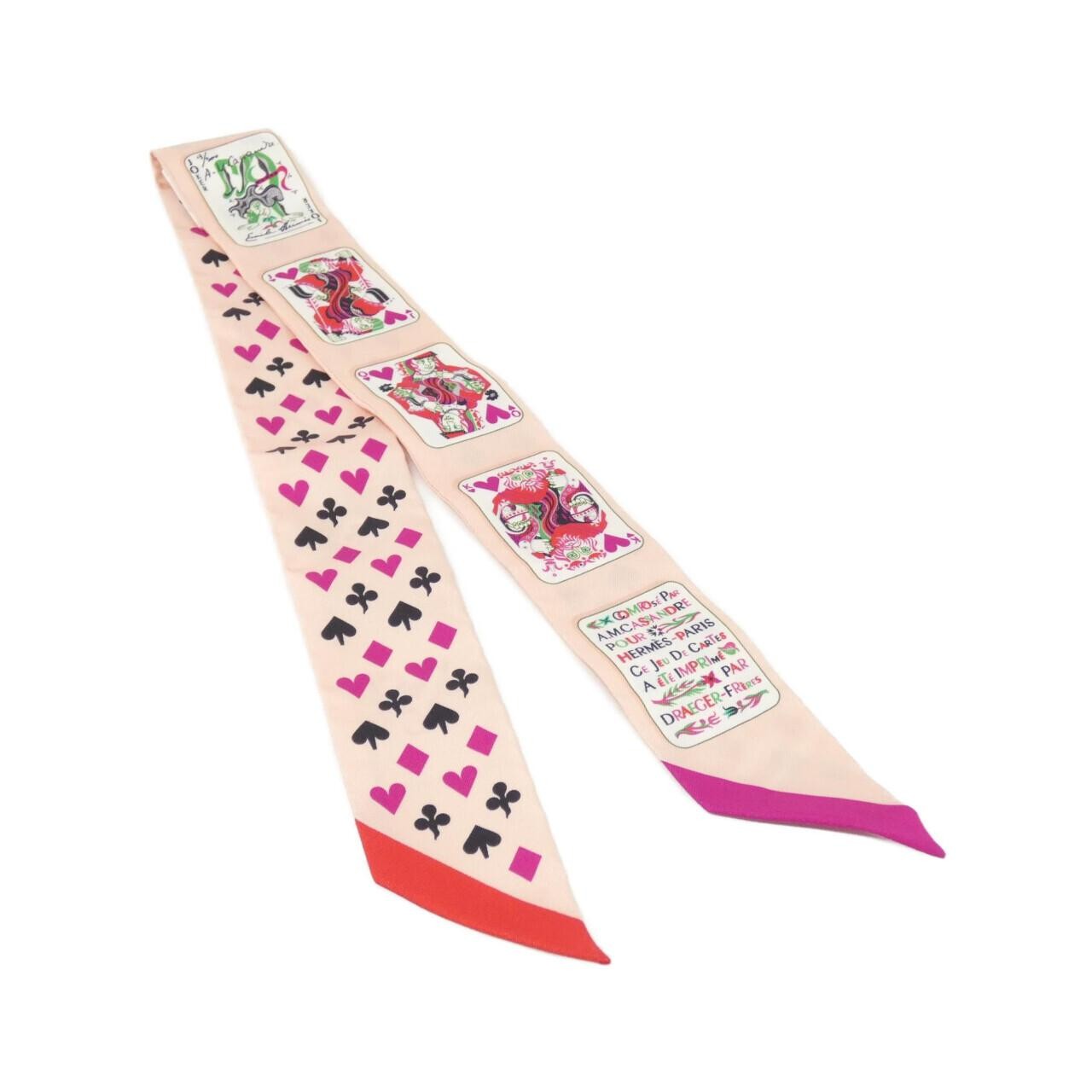 Hermès JEU DE CARTES Twilly 063169S Scarf