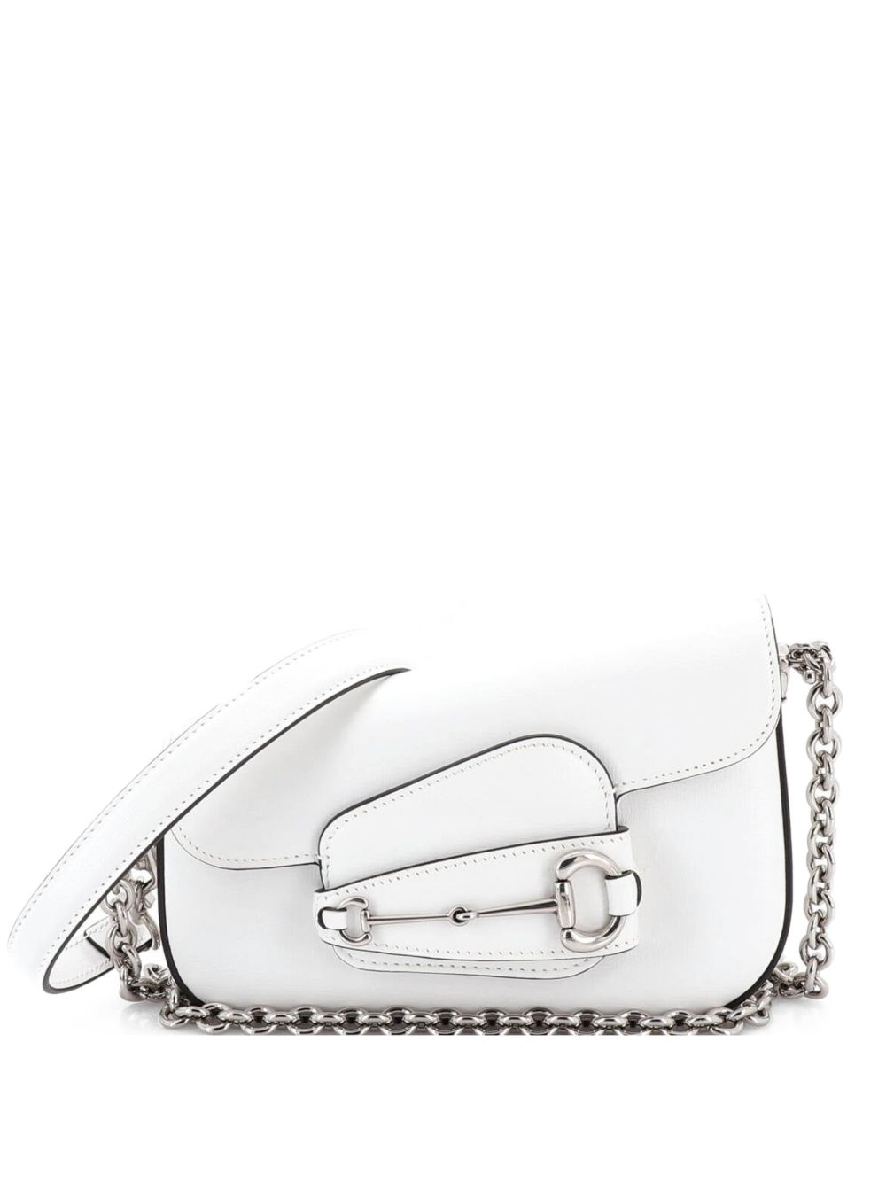 Horsebit 1955 Asymmetric Leather Mini shoulder bag