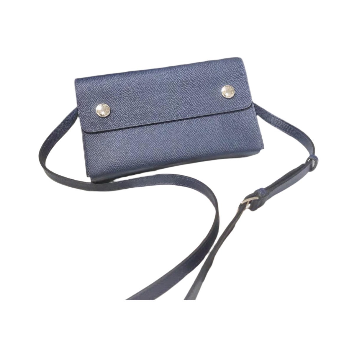 Hermesnap leather crossbody bag