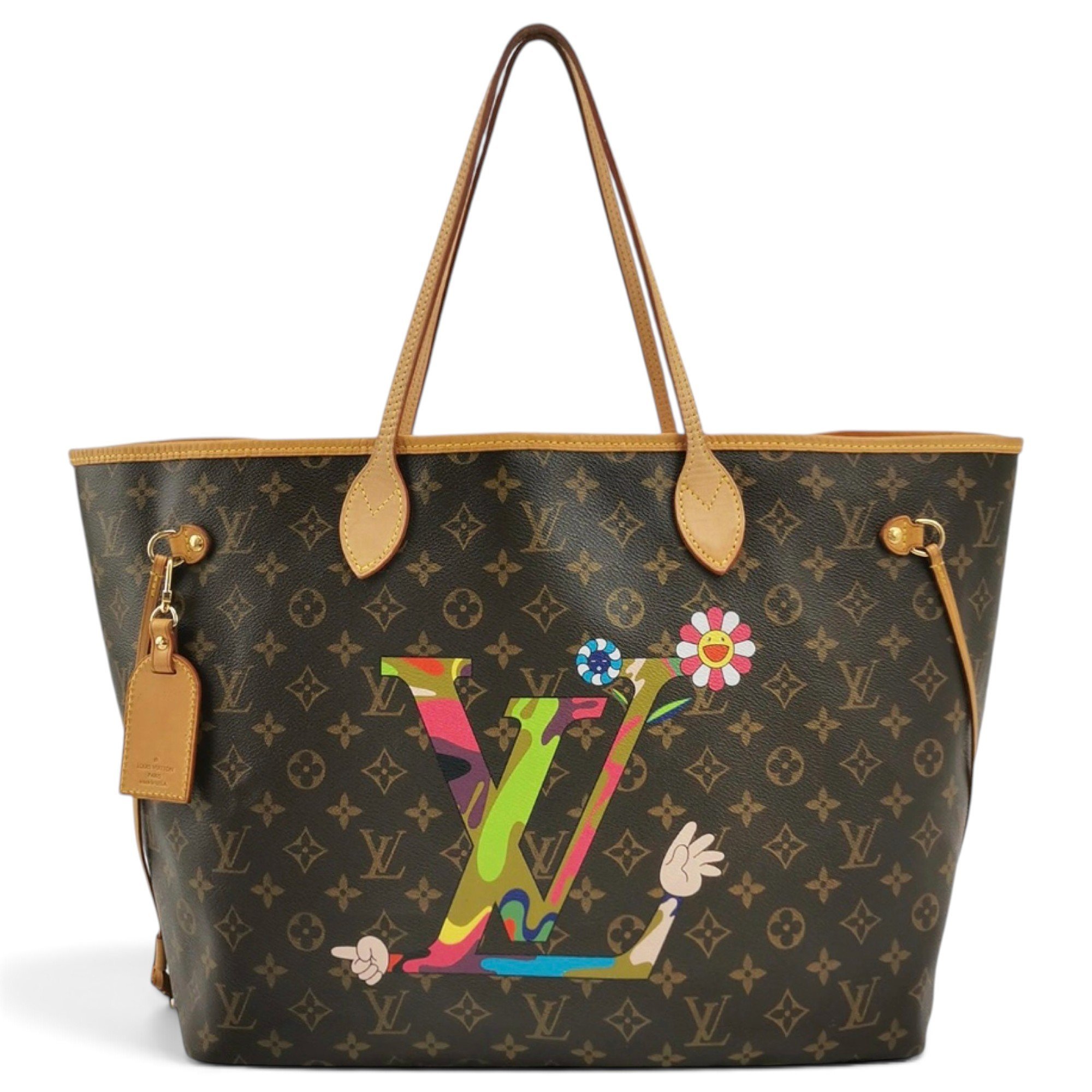 Neverfull leather tote