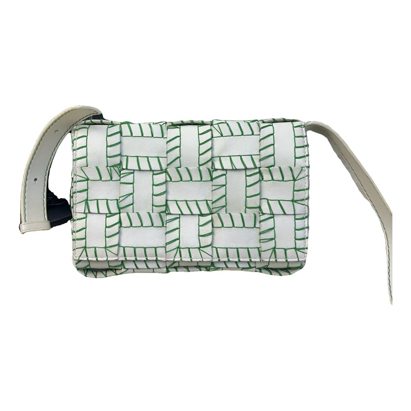 Cassette leather handbag
