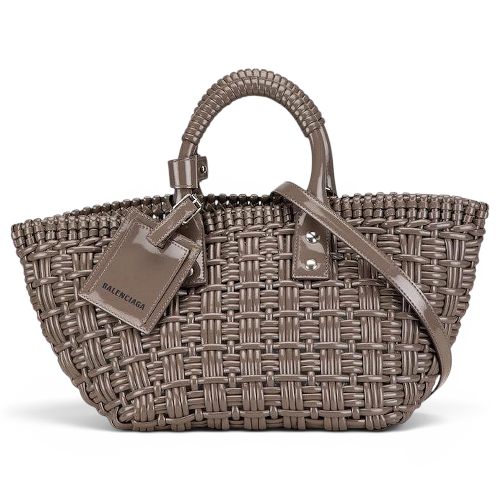 Bistro Panier leather tote