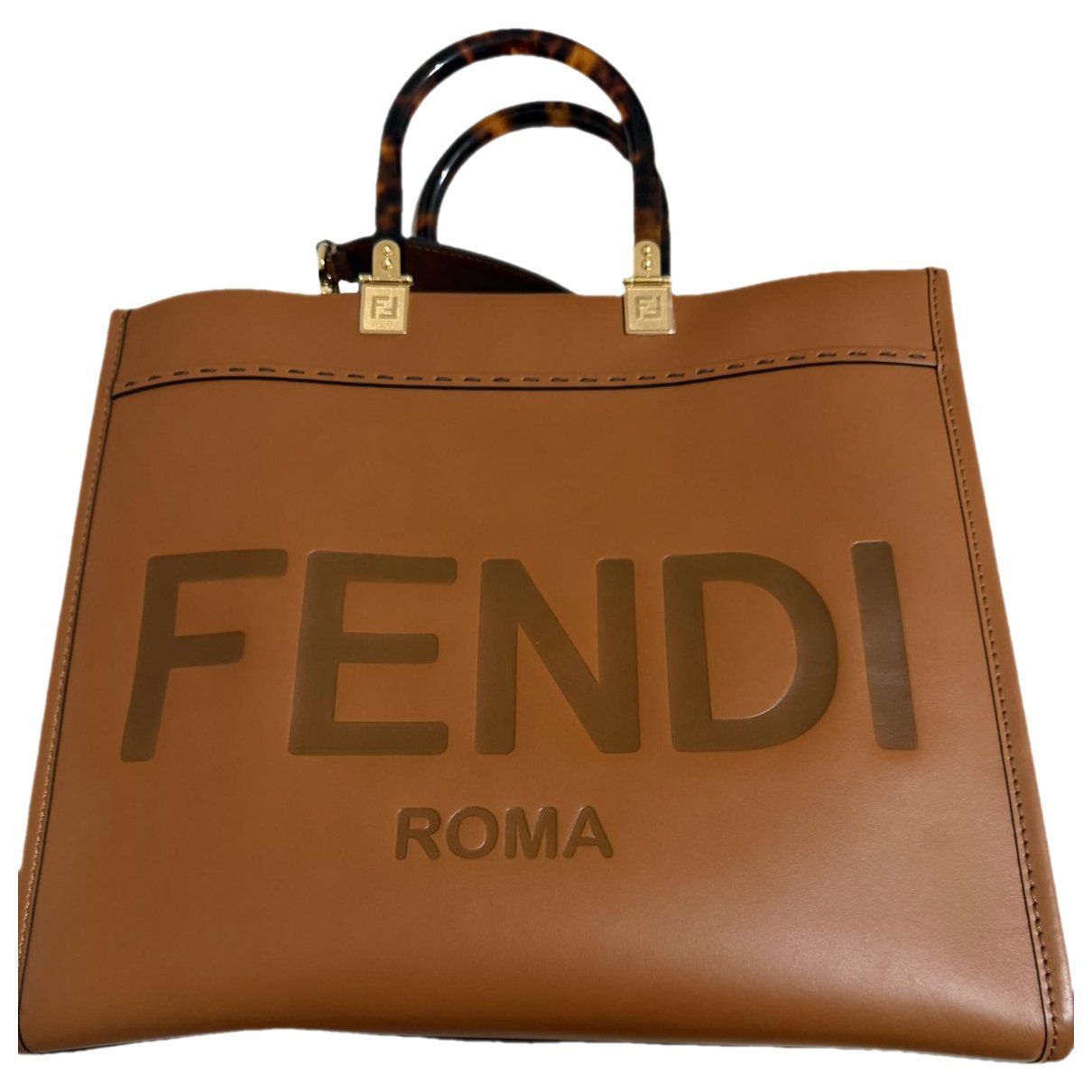 Sunshine leather tote