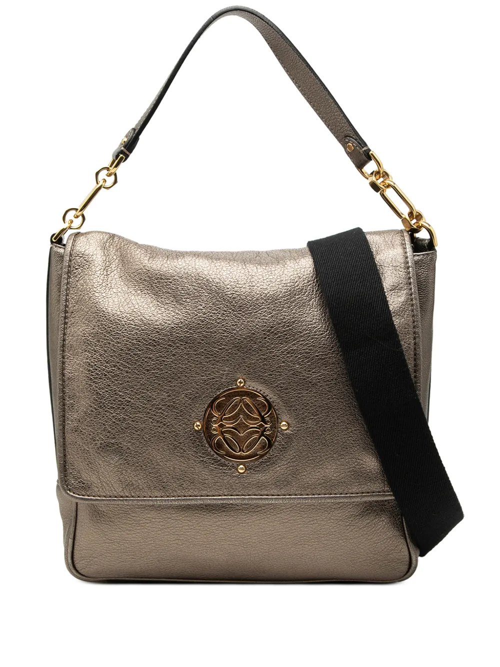 2010-2026 Small Metallic Leather Anagram Maia satchel