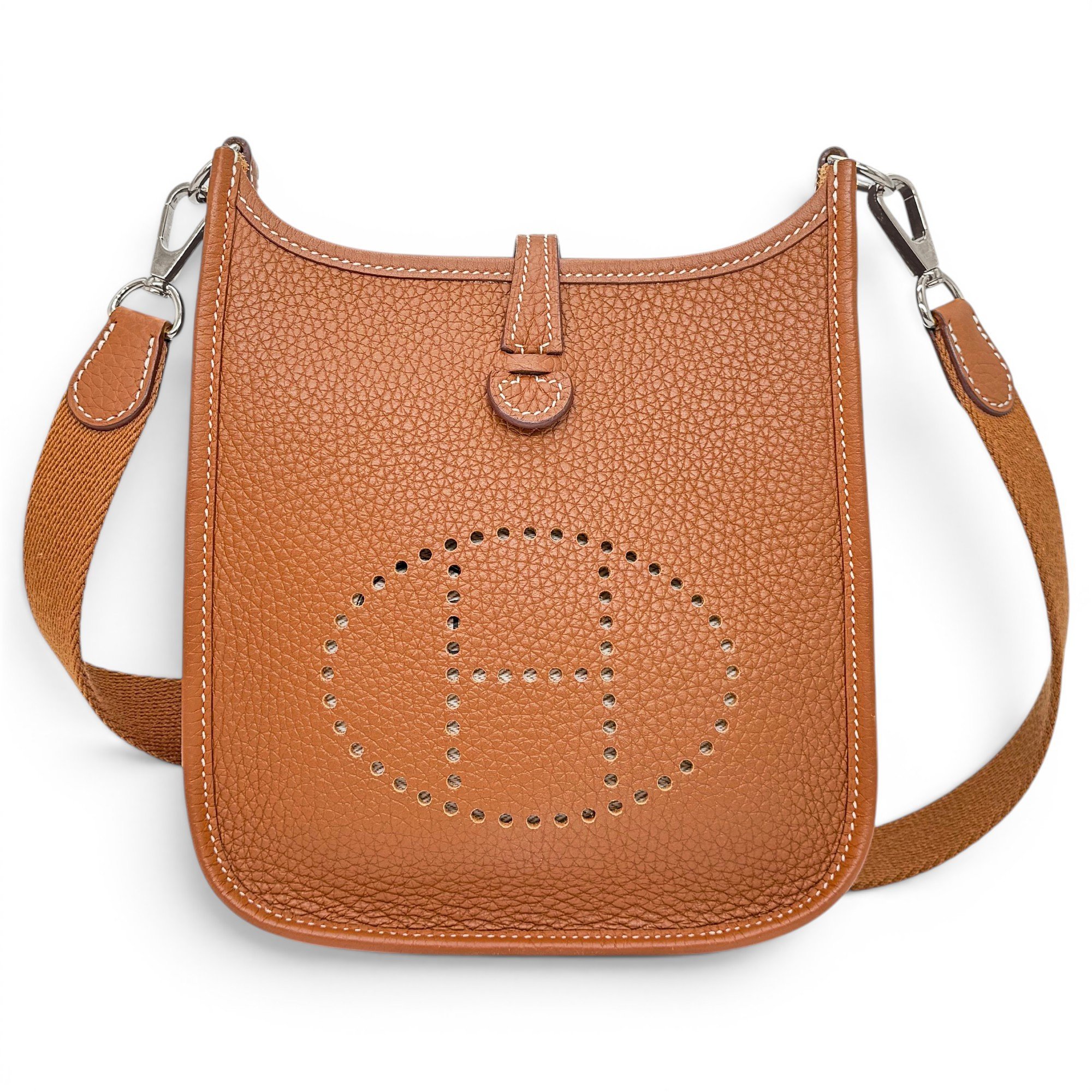 Mini Evelyne leather crossbody bag