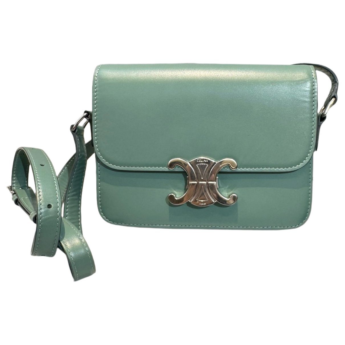 Triomphe leather handbag