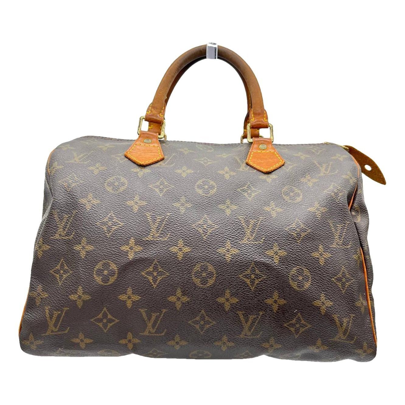 Speedy leather handbag
