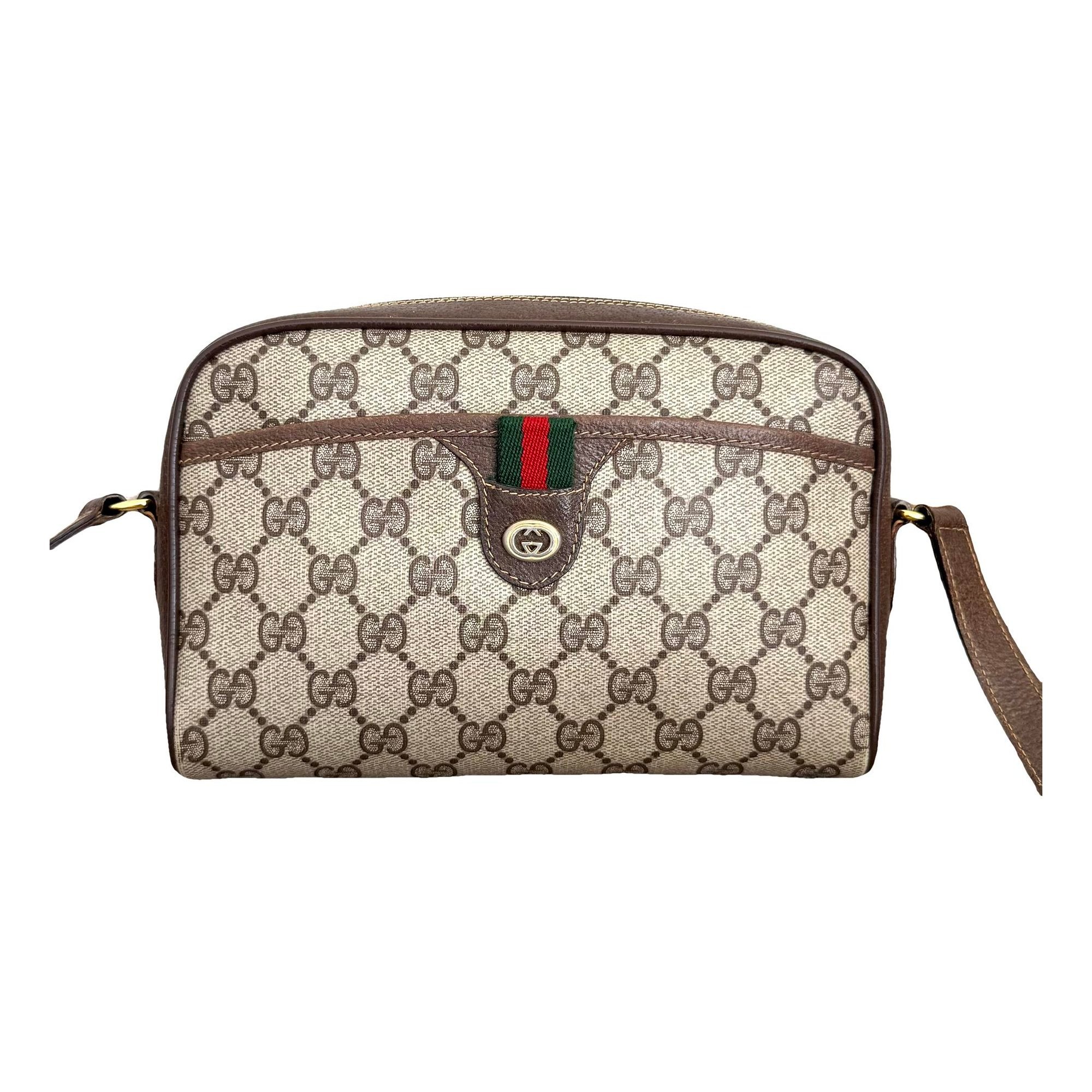 Ophidia patent leather crossbody bag