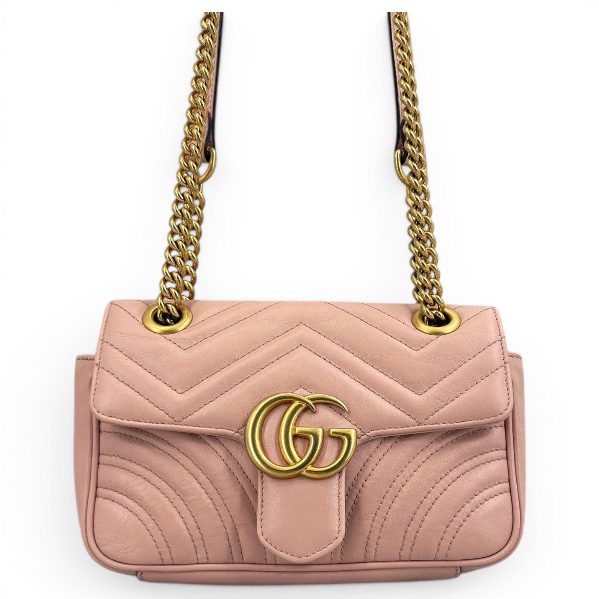 GG Marmont Flap leather handbag