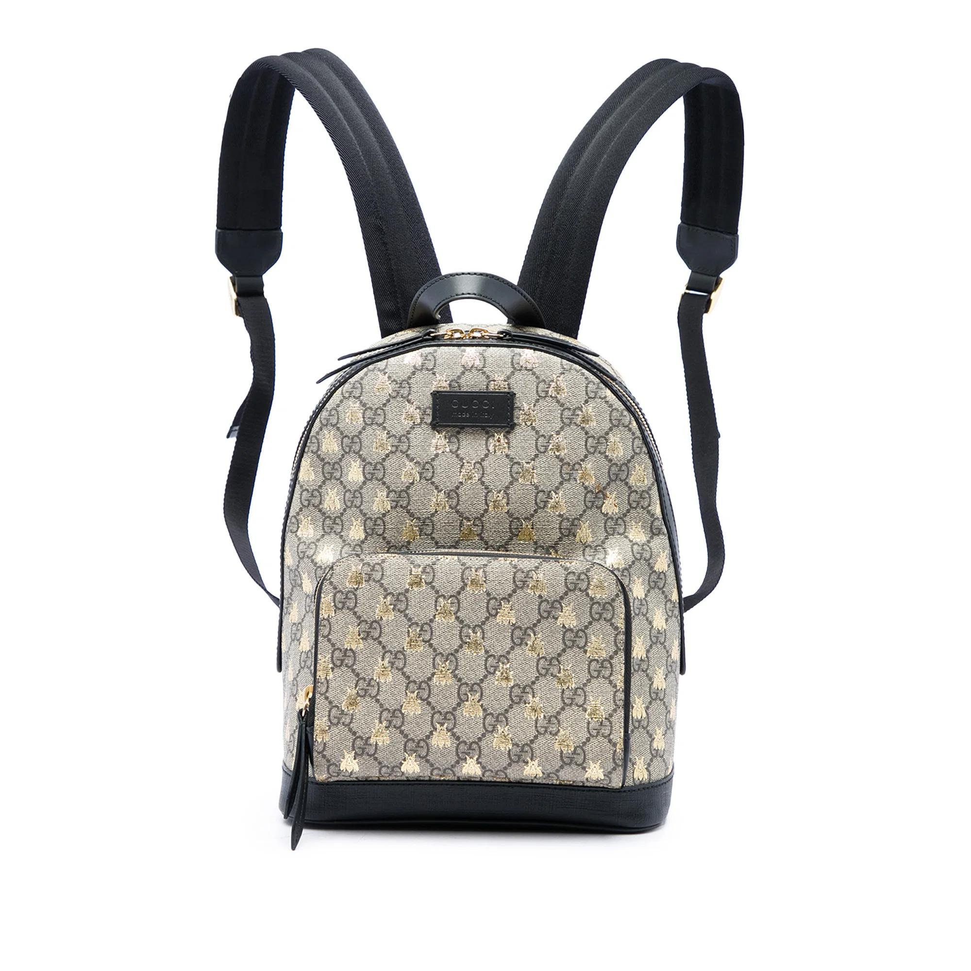 Leather backpack