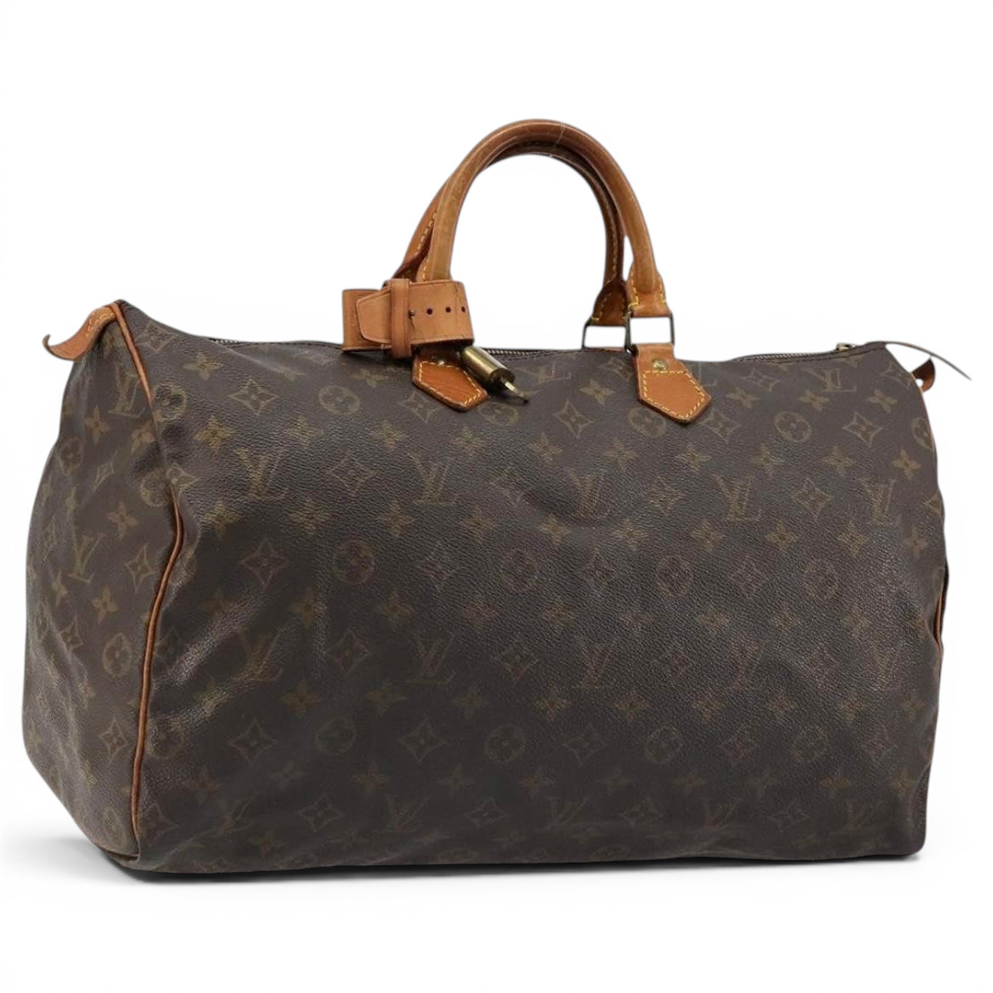 Speedy leather handbag