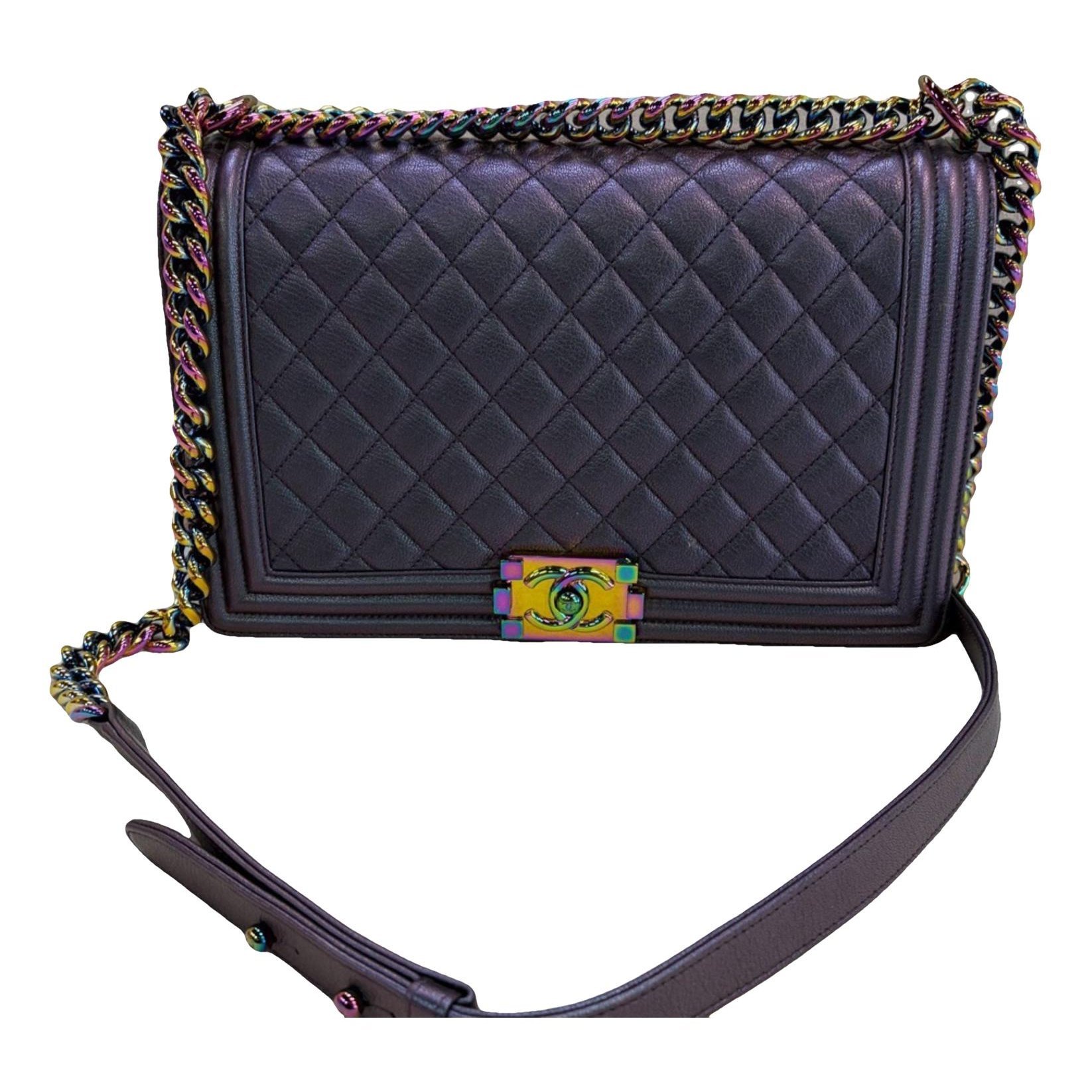 Boy leather crossbody bag