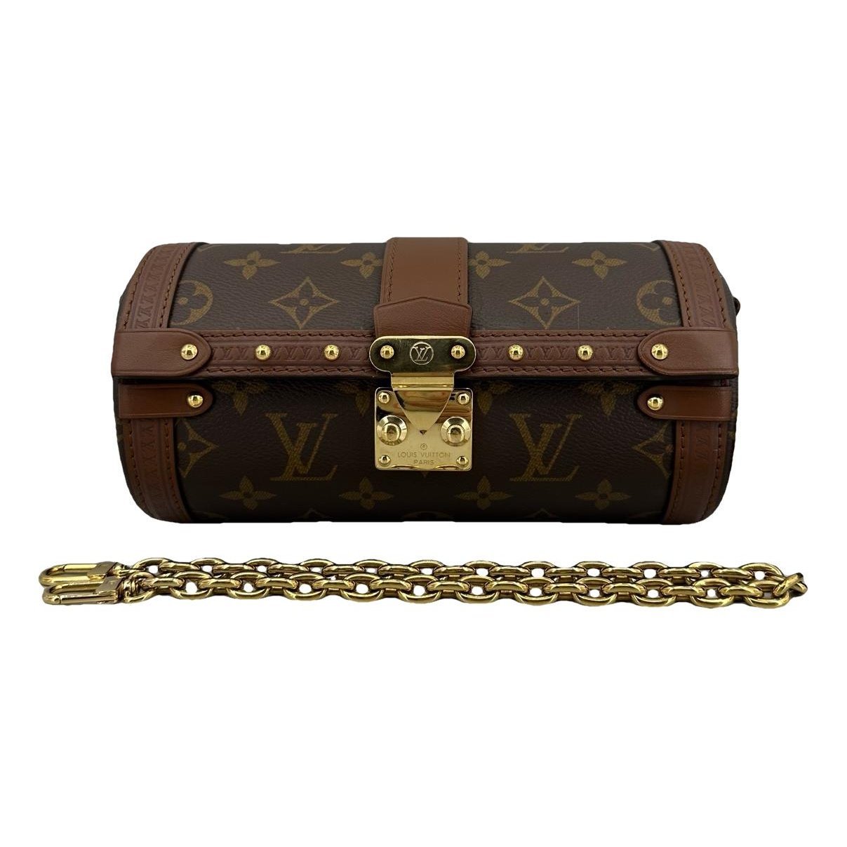Papillon Trunk leather handbag