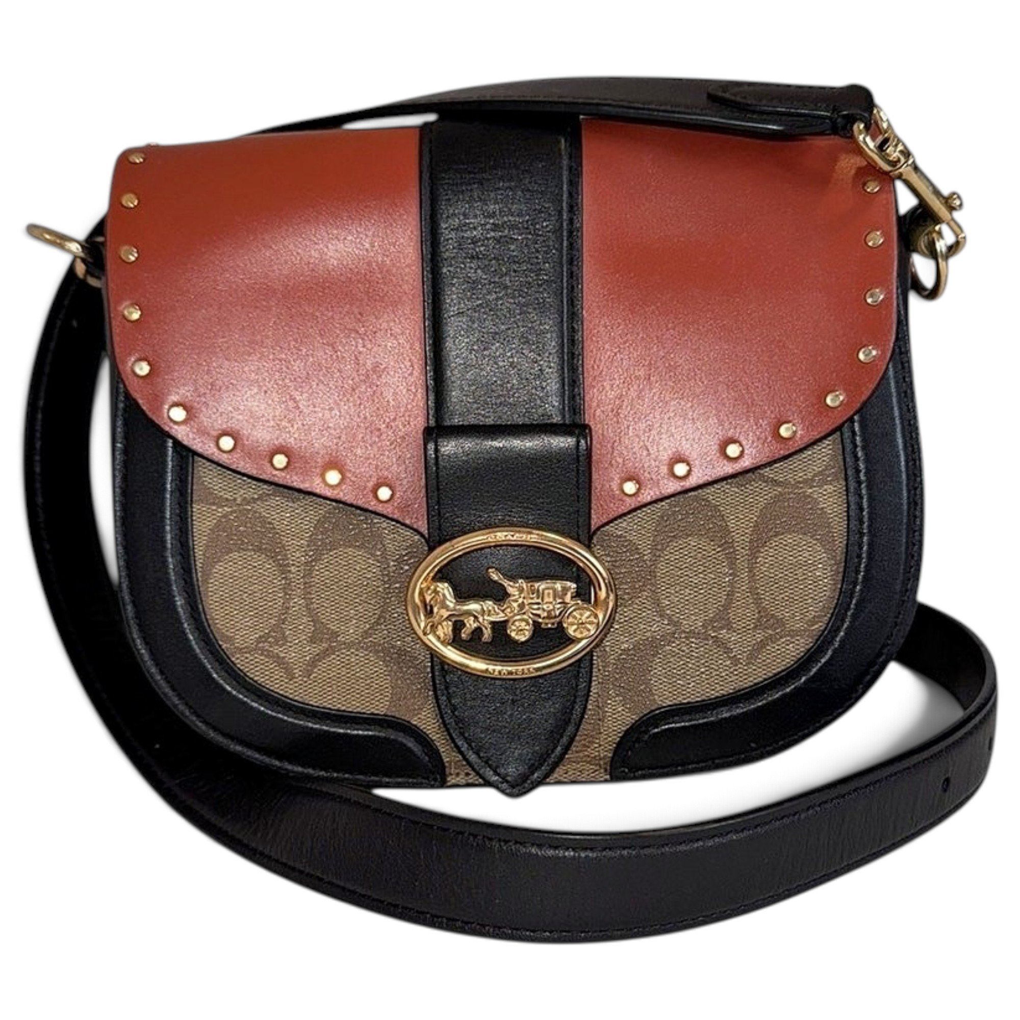 Leather crossbody bag