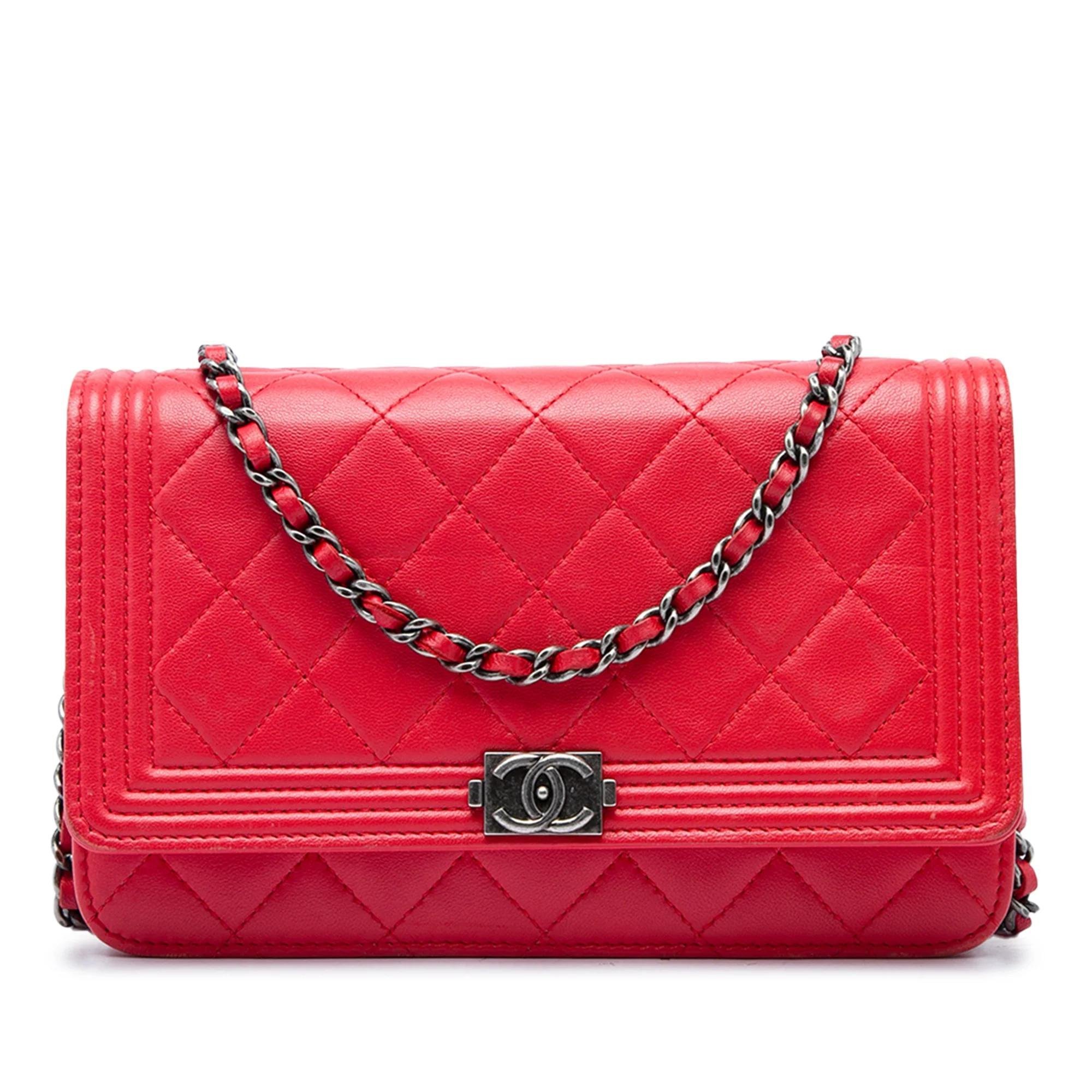 Boy leather crossbody bag