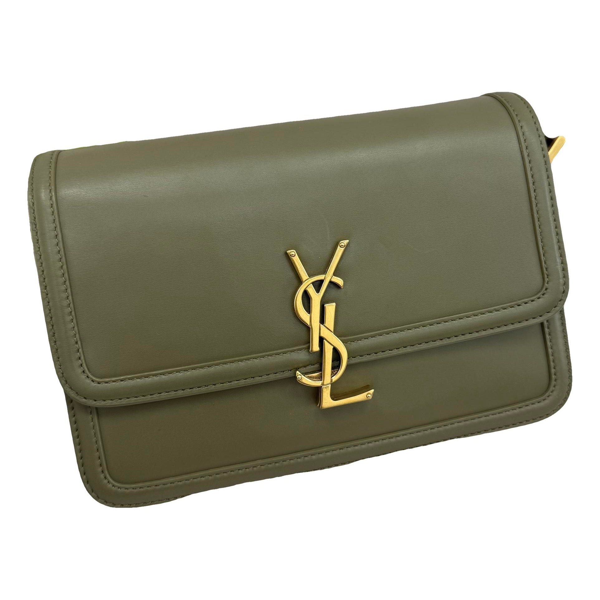 Solférino leather handbag