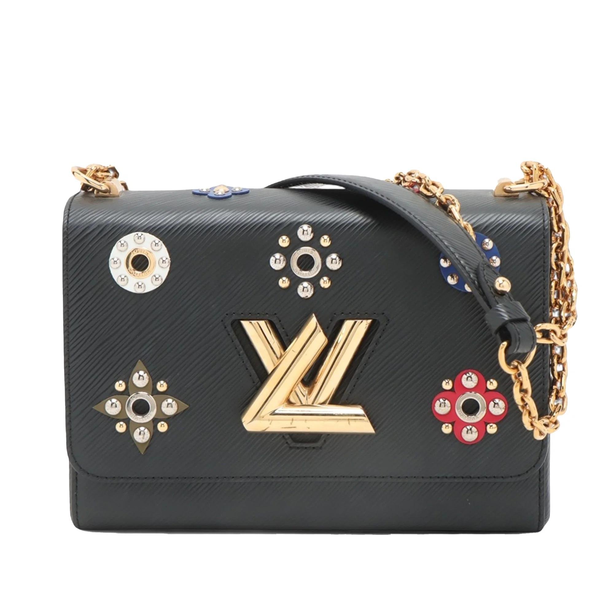 Twist leather handbag