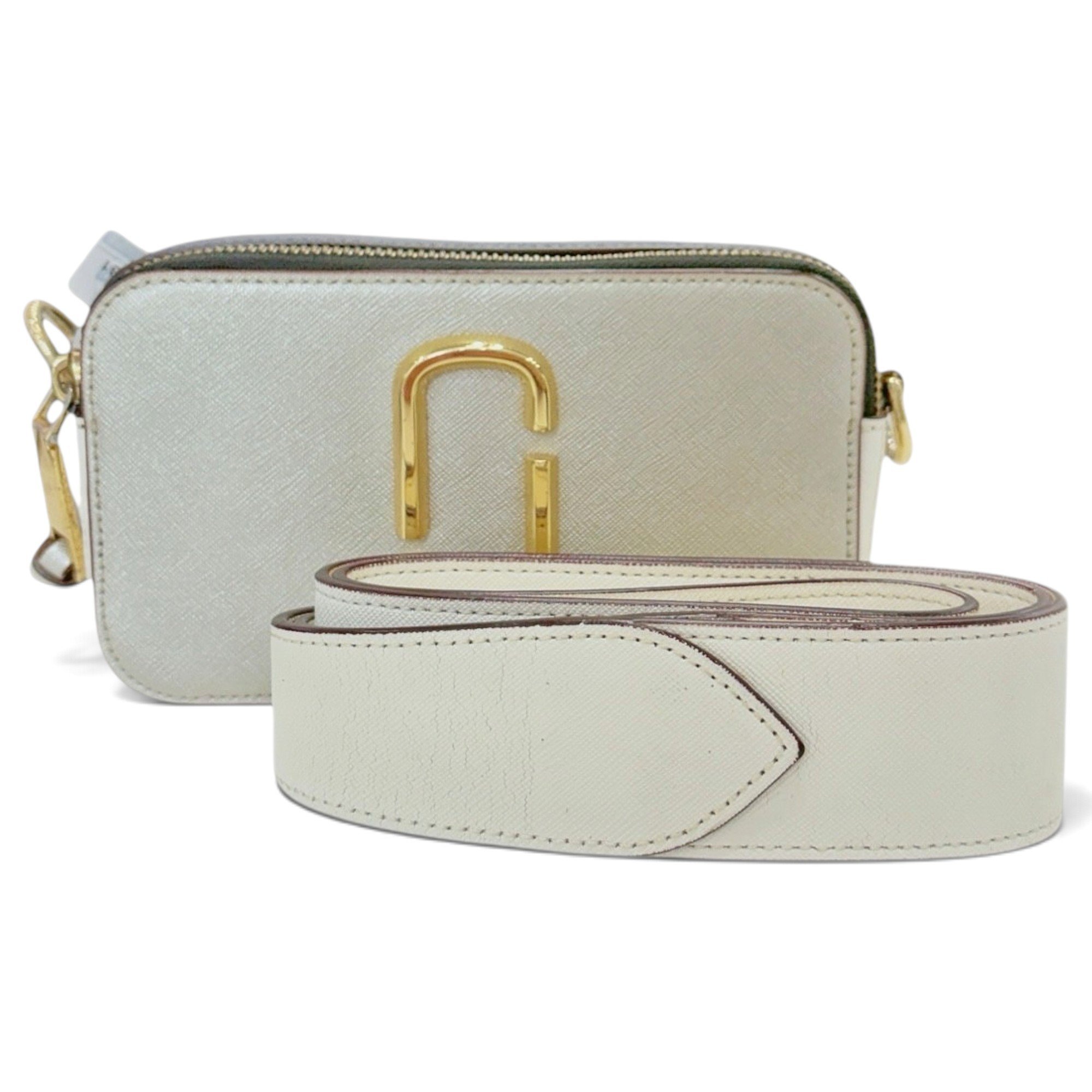 Snapshot leather crossbody bag