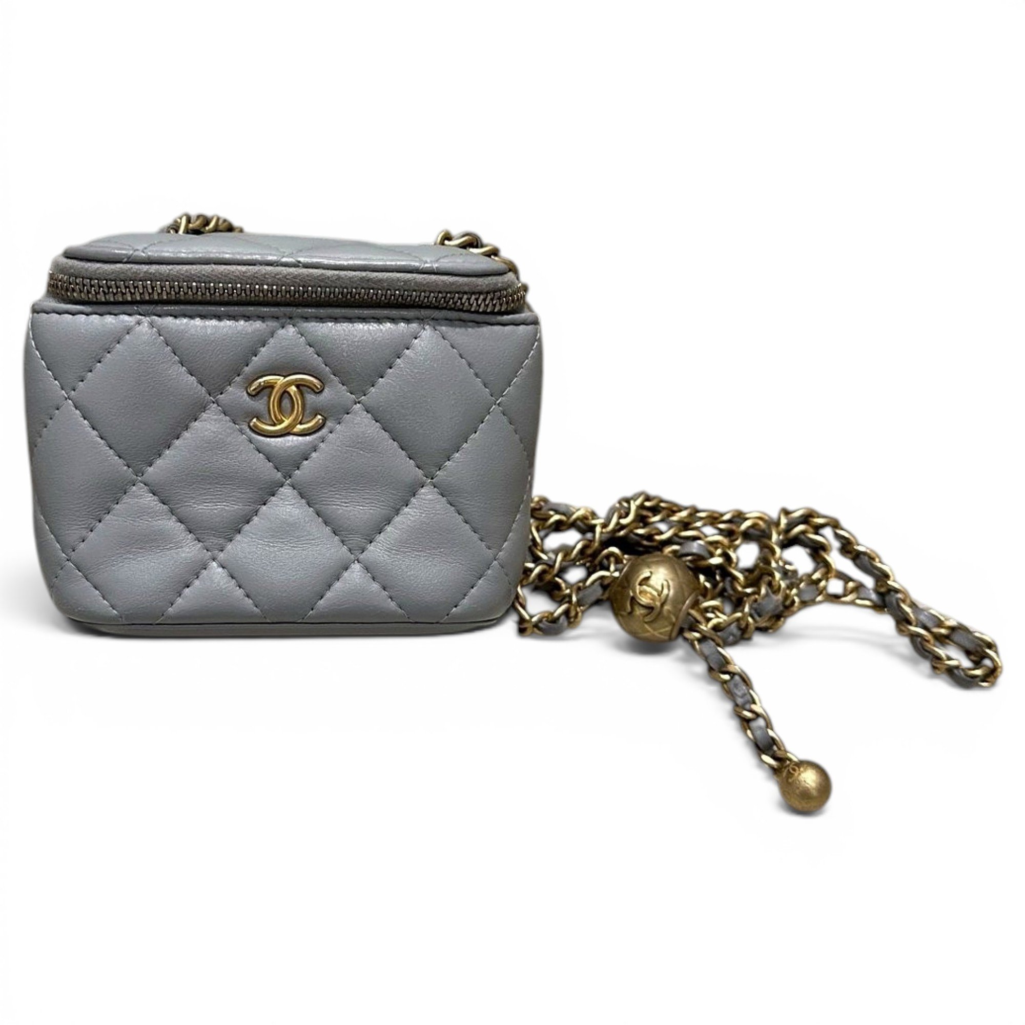 Trendy CC Vanity leather handbag