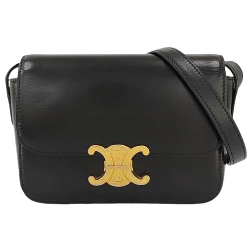 Triomphe leather handbag