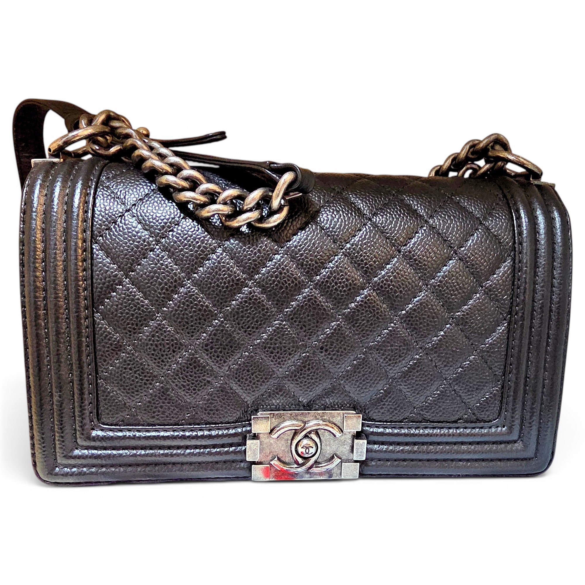 Boy leather crossbody bag