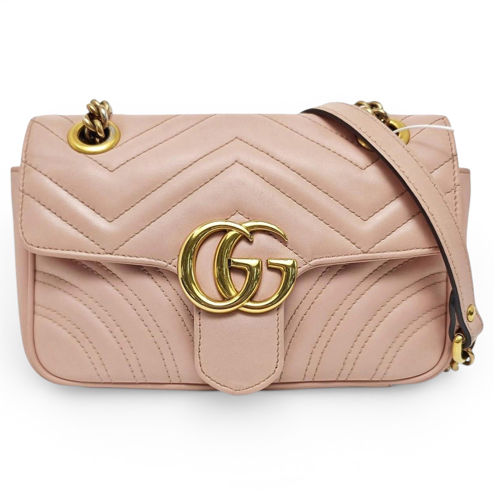 GG Marmont Flap leather handbag