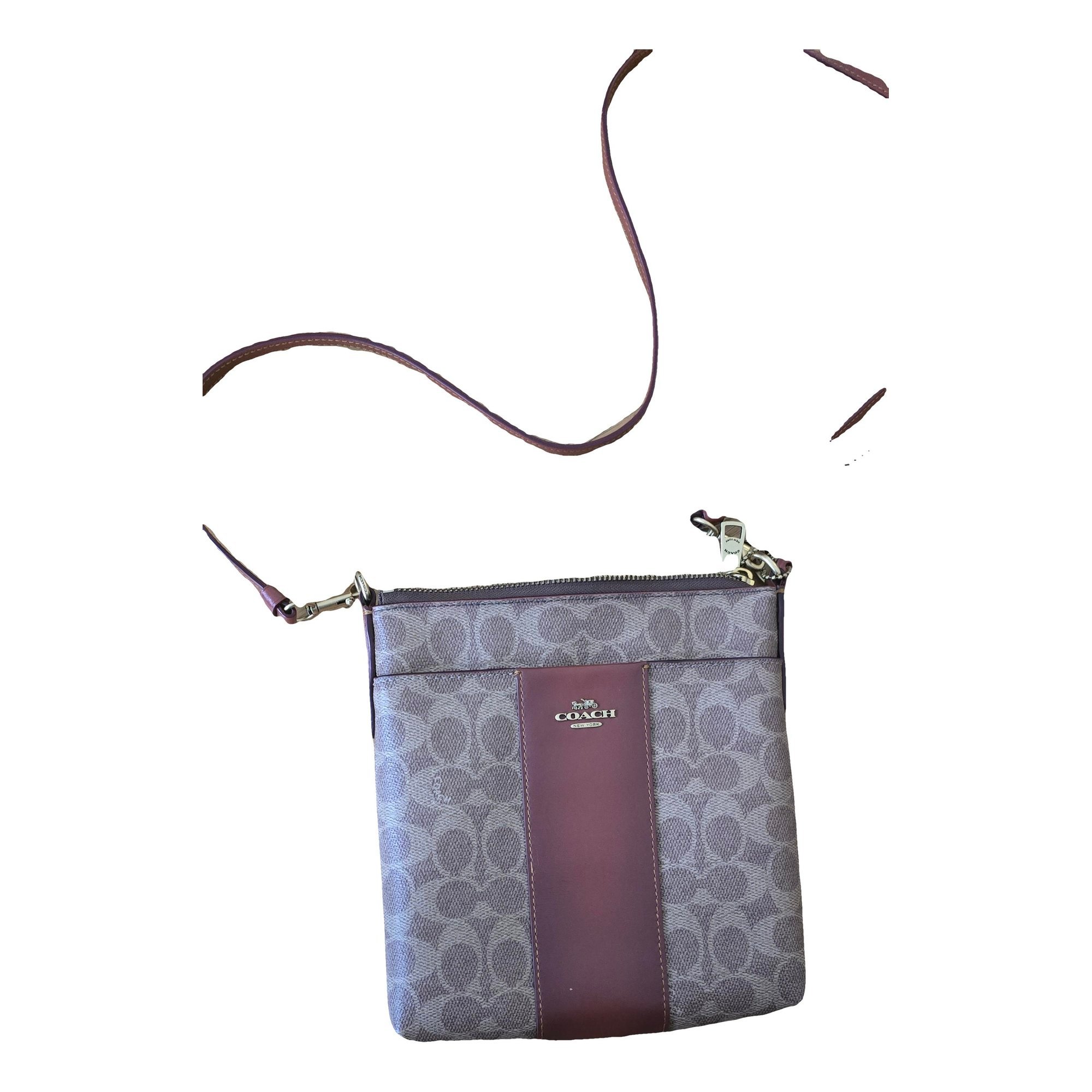 Canvas Courier Crossbody leather crossbody bag