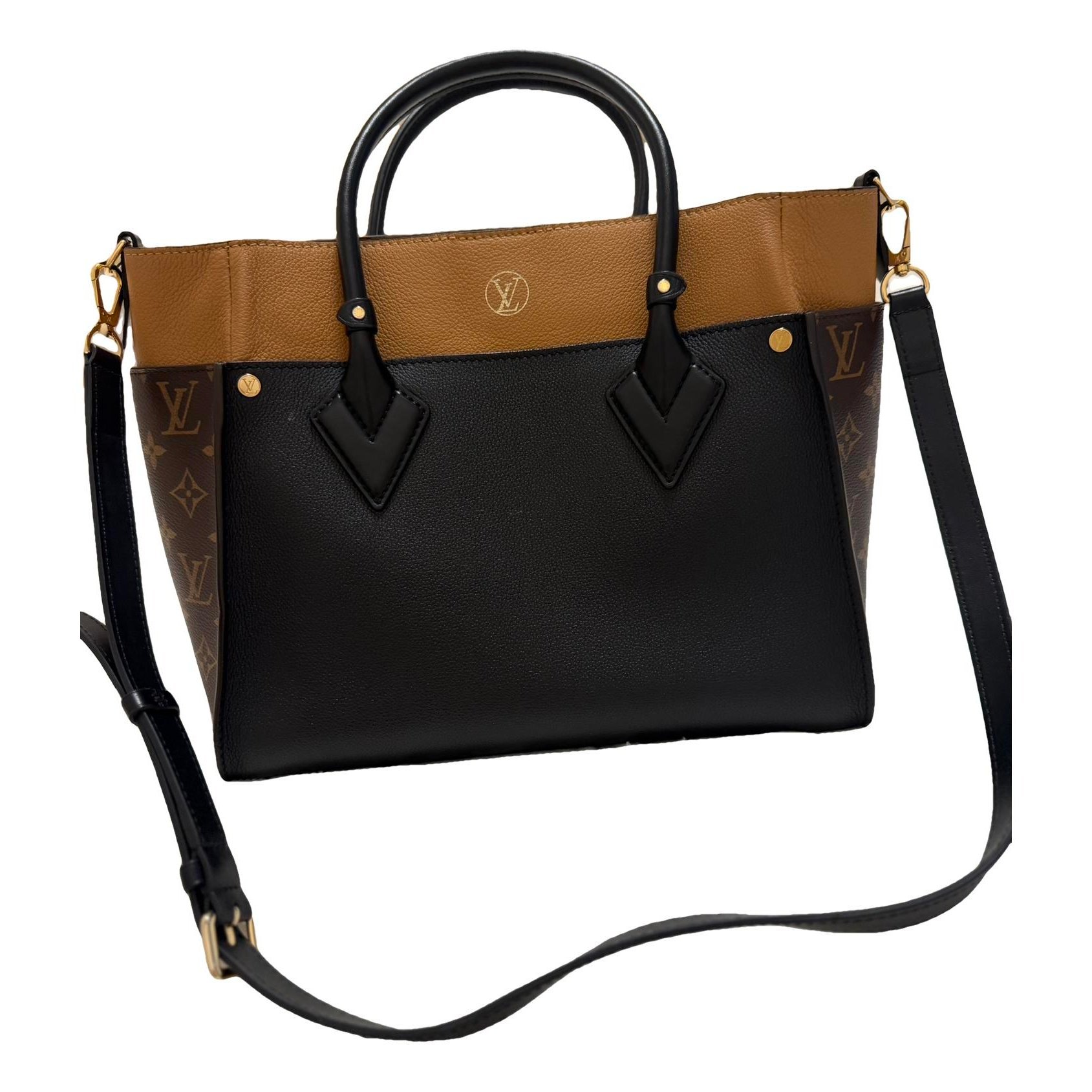 On My Side leather handbag