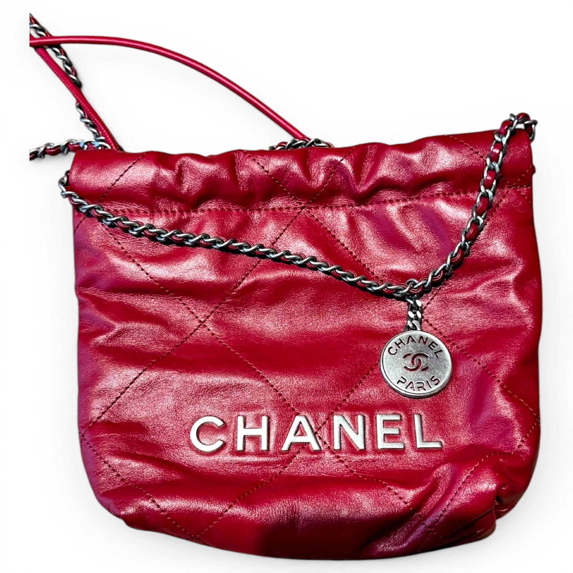 Chanel 22 leather tote