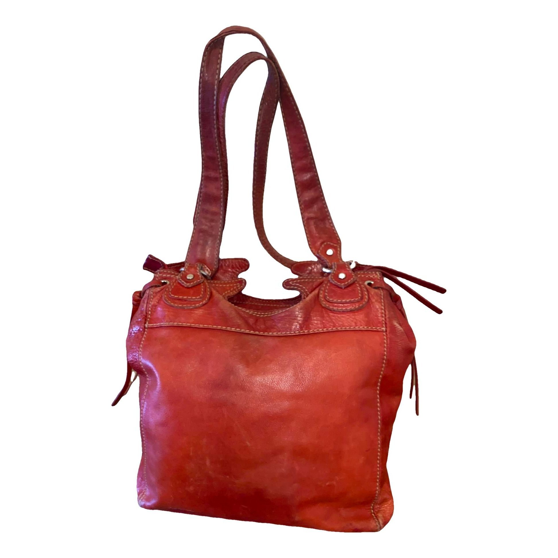 Leather handbag