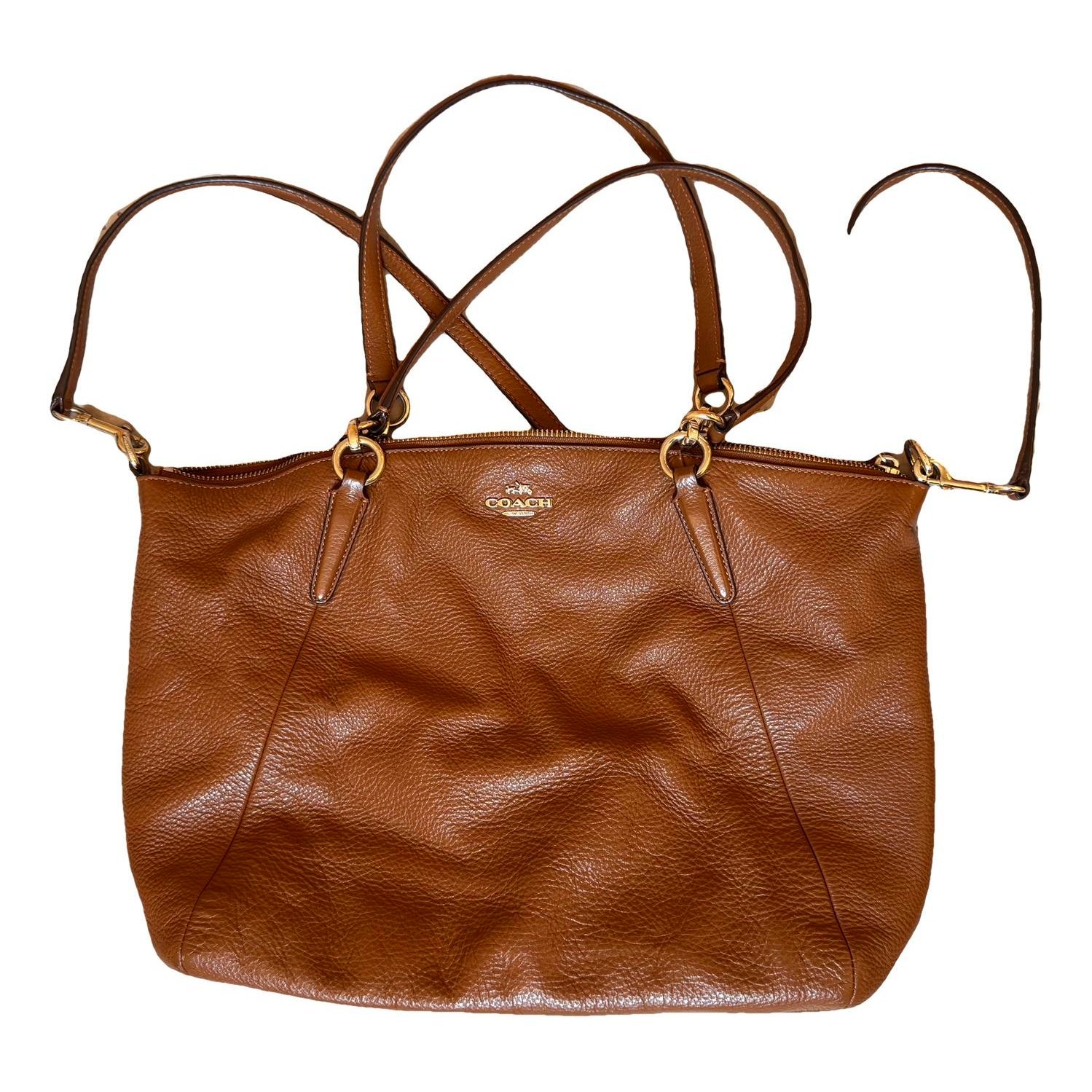 Leather handbag