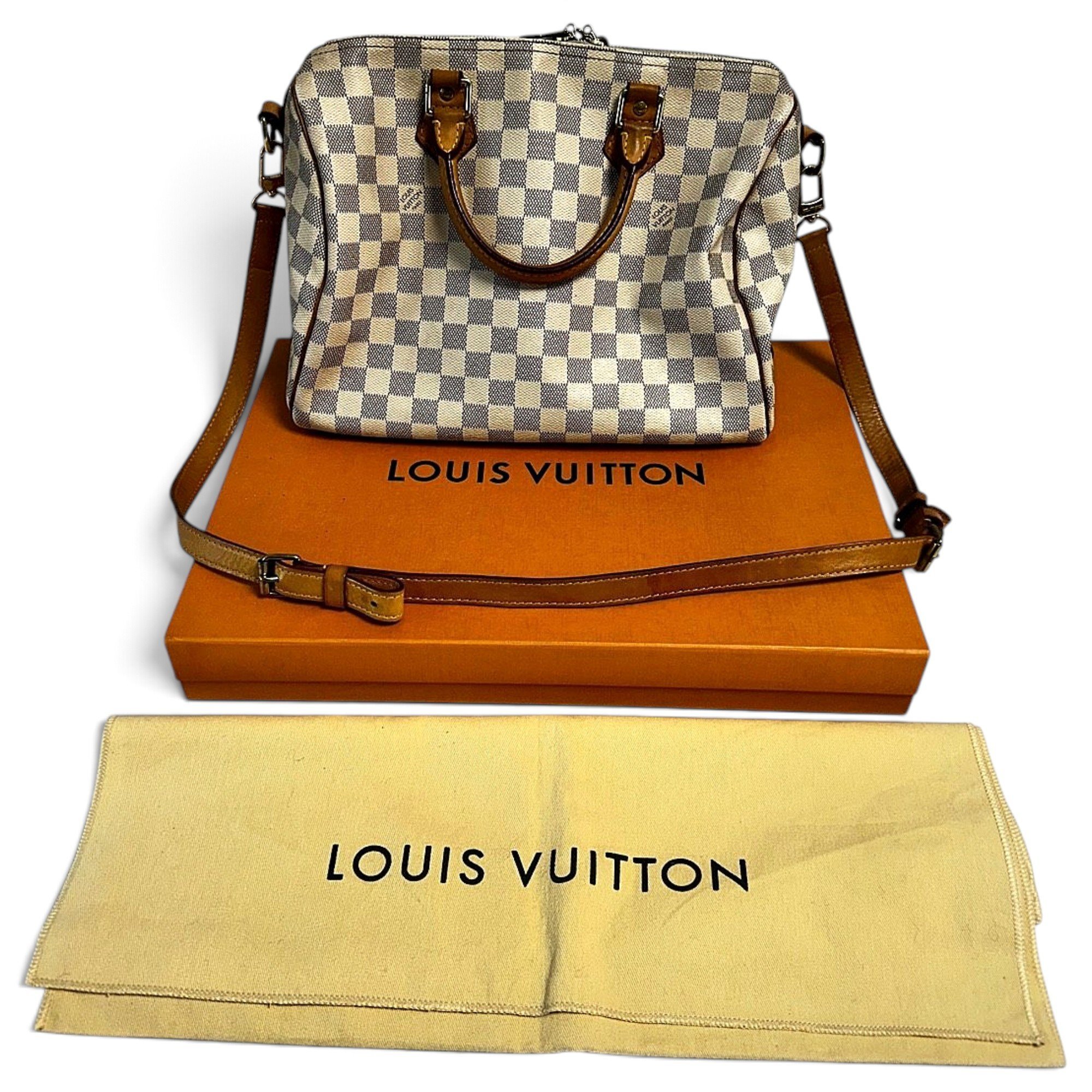 Speedy Bandoulière leather bowling bag