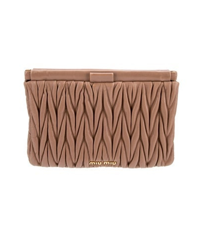 Miu Miu Miu Leather Evening Bag