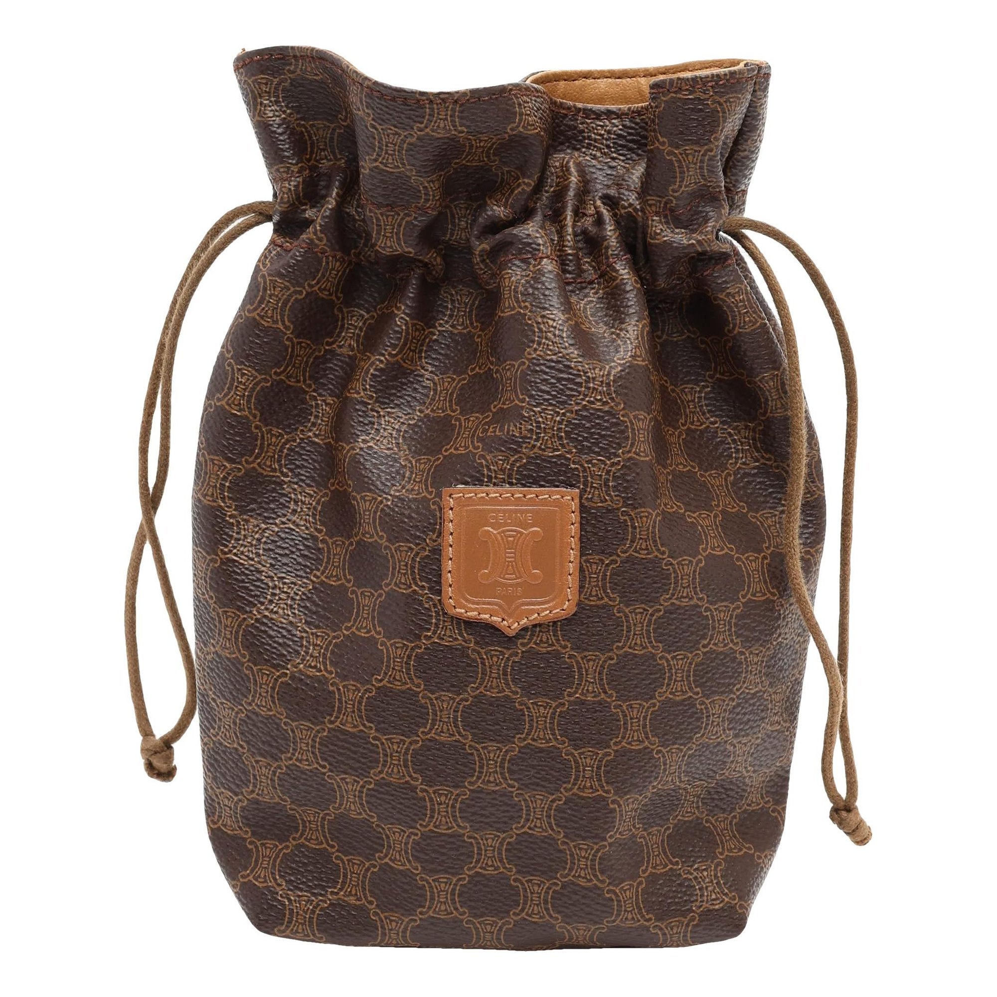 Leather clutch bag