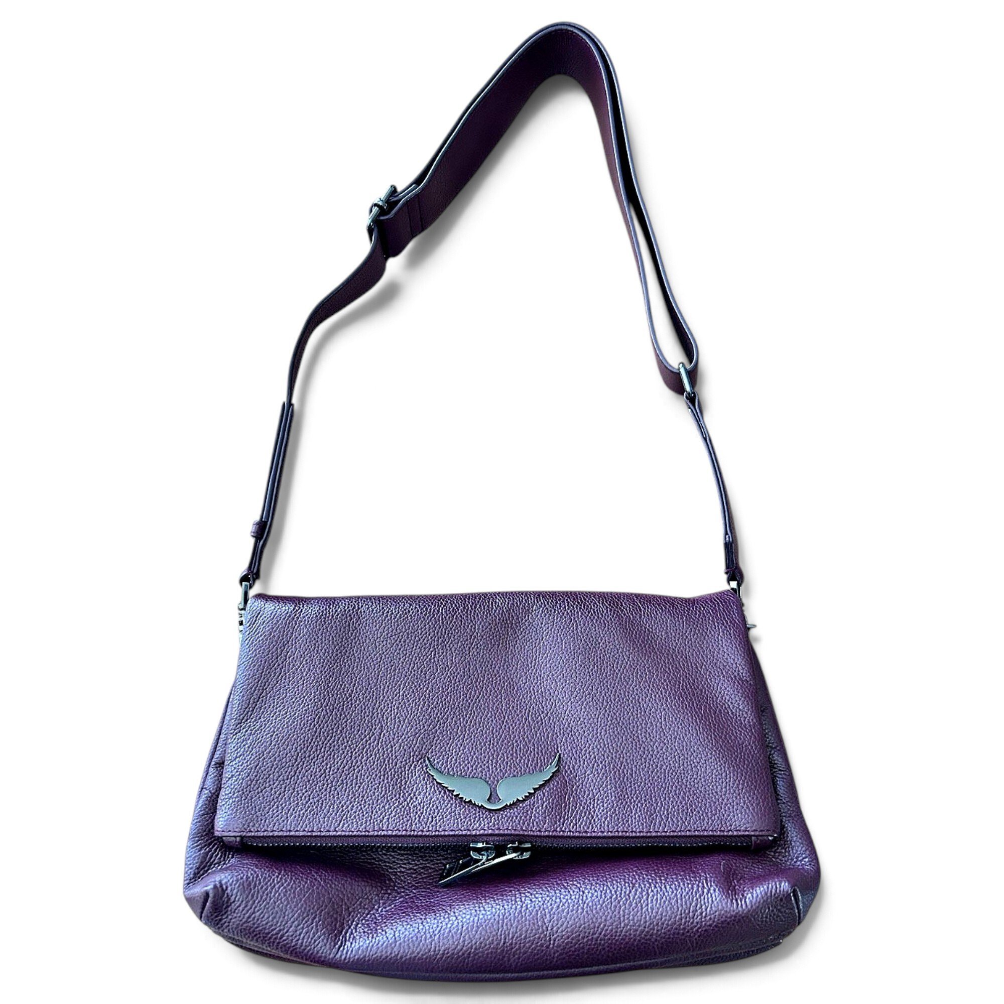 Leather crossbody bag
