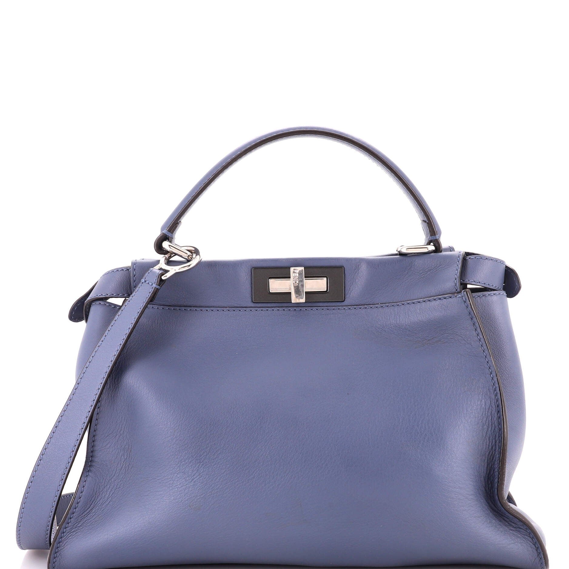 Peekaboo Bag Rigid Leather Regular