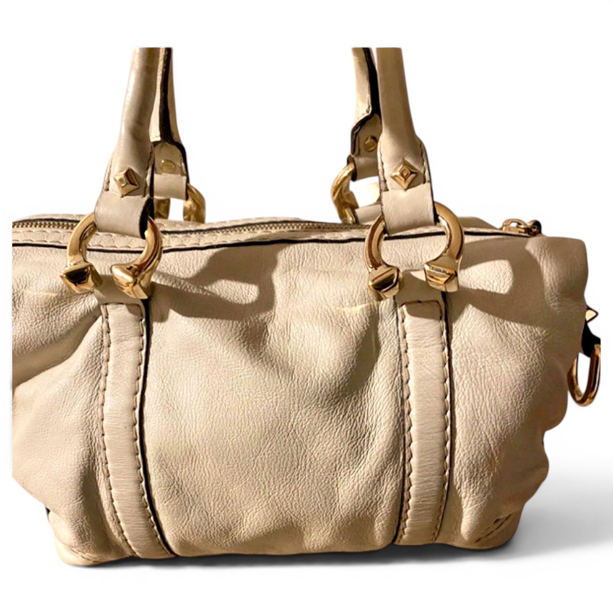 Leather handbag