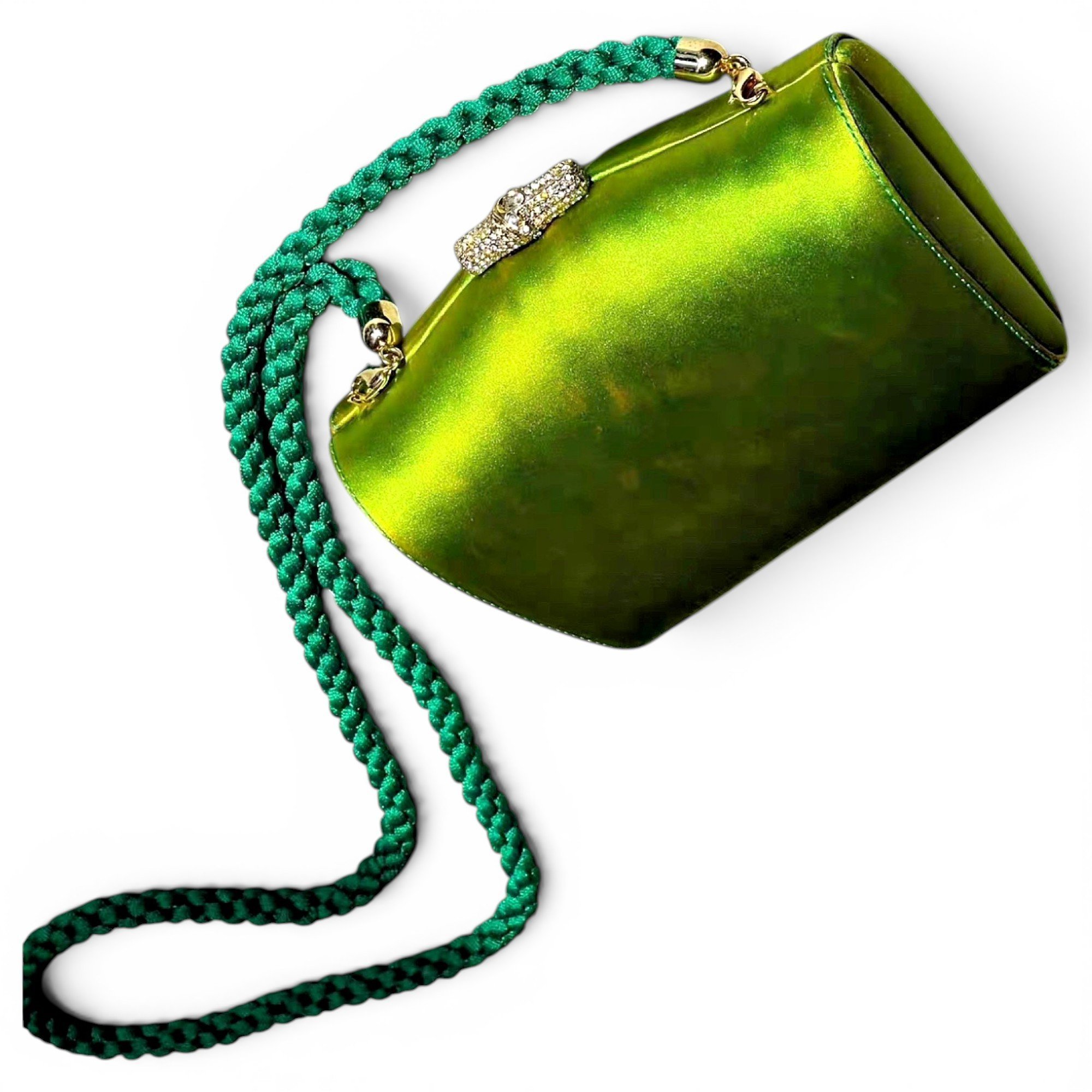 Silk clutch bag