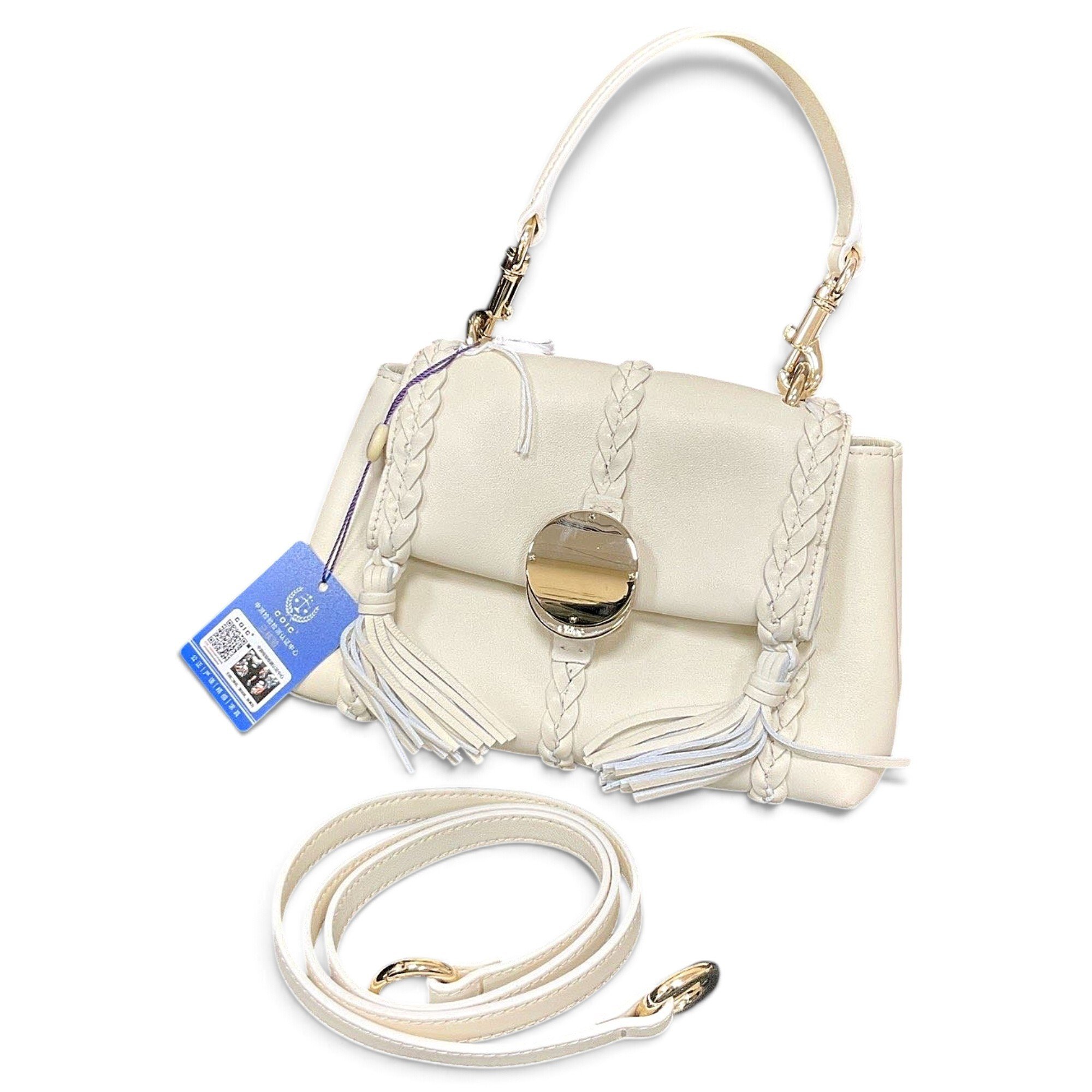 Penelope leather handbag