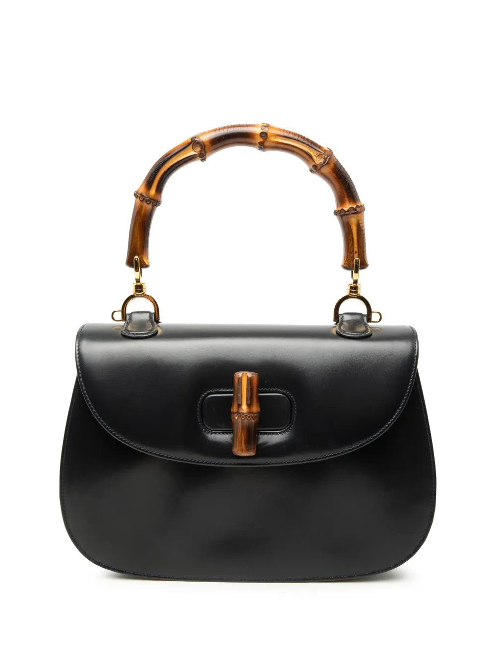 20th Century Calfskin Bamboo Night satchel