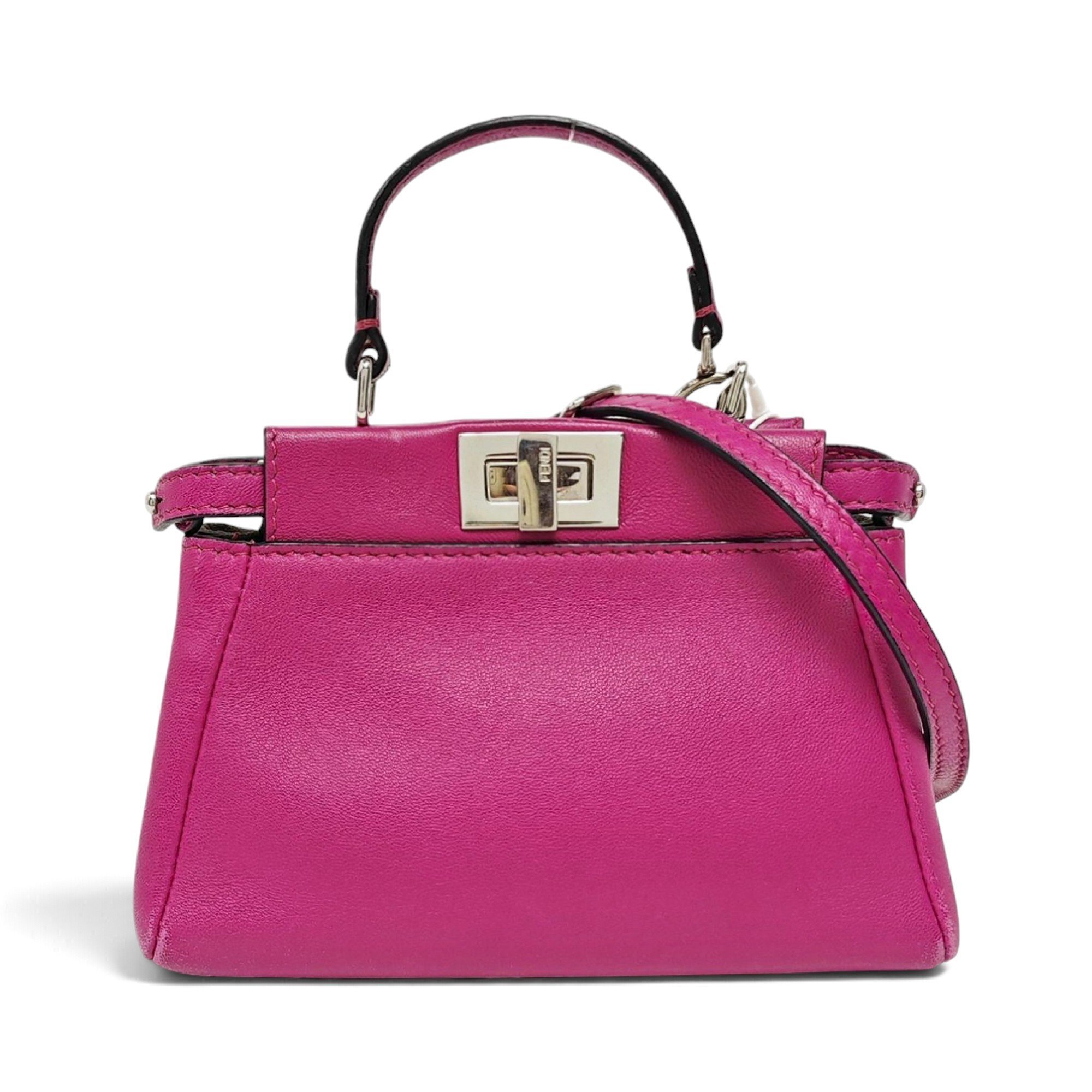Peekaboo leather handbag