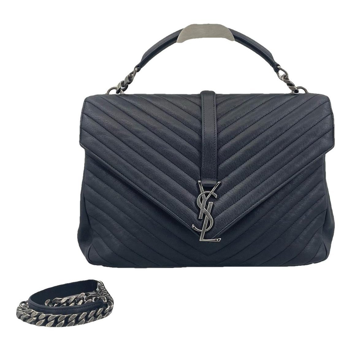 Collége monogramme leather handbag