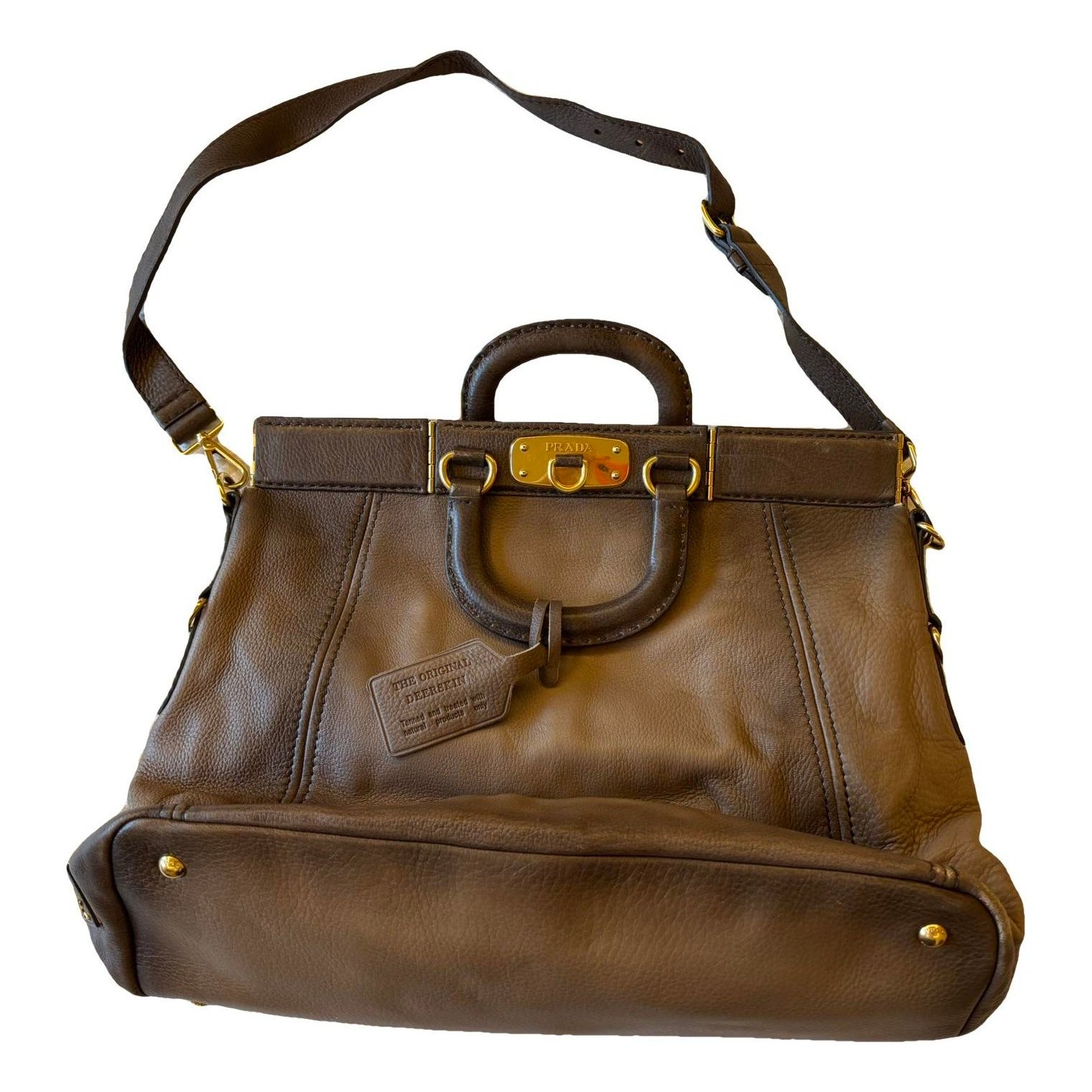Leather handbag