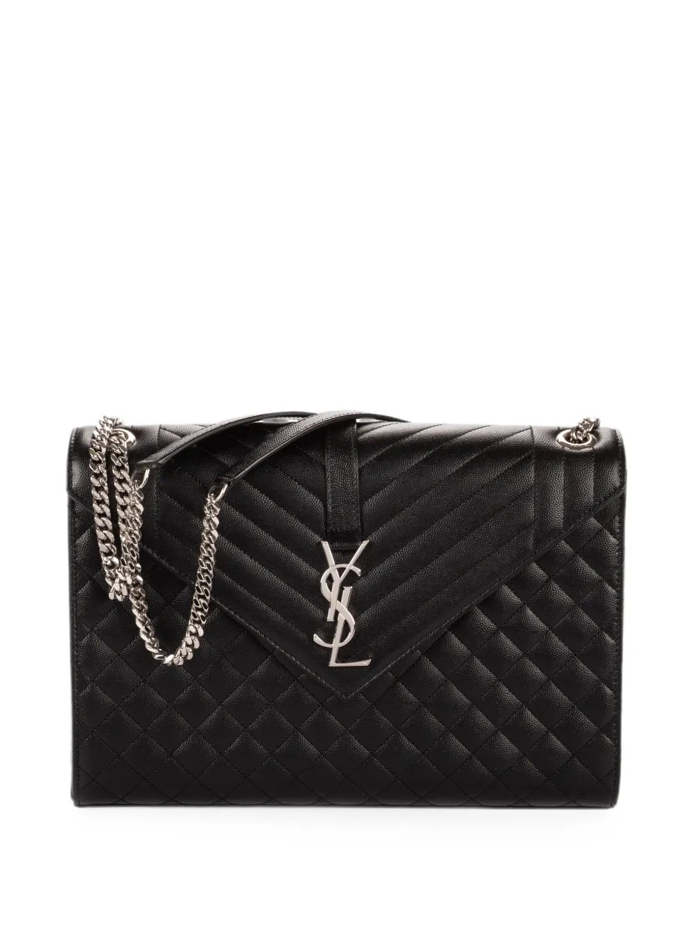 Envelope chain-strap shoulder bag