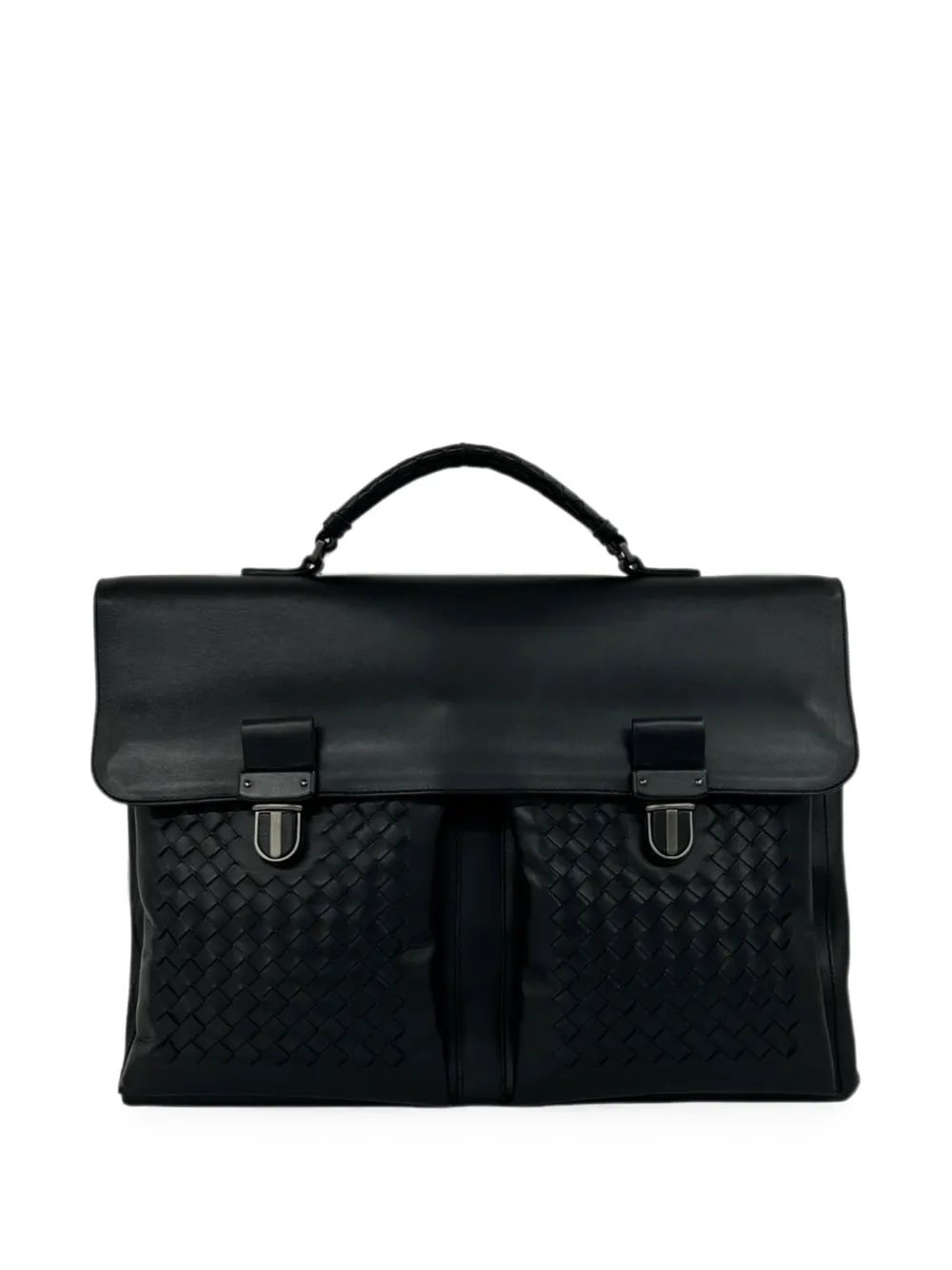 2012-2026 Intrecciato Trimmed Nappa business bag