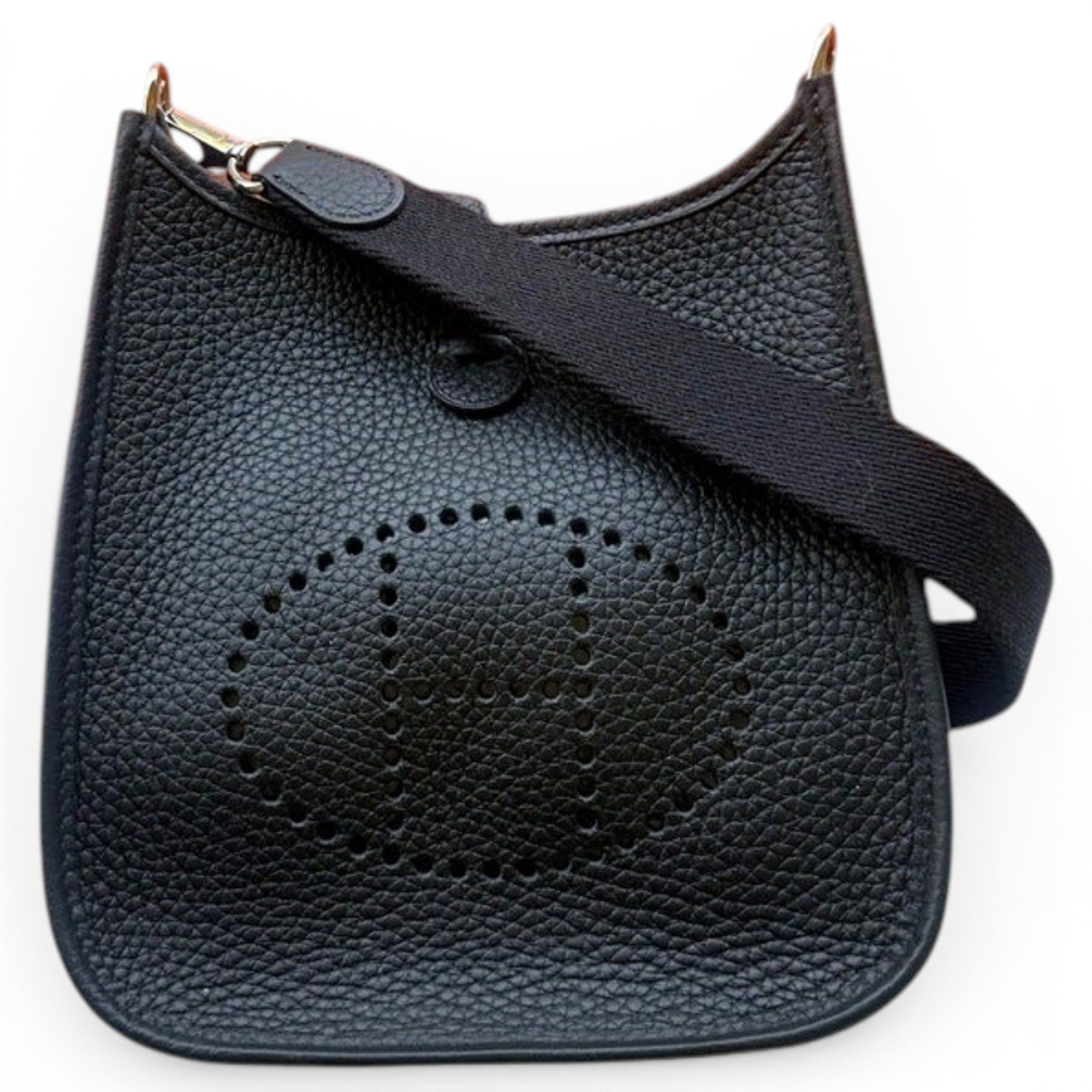 Hermes Evelyne Handbag Clemence Leather